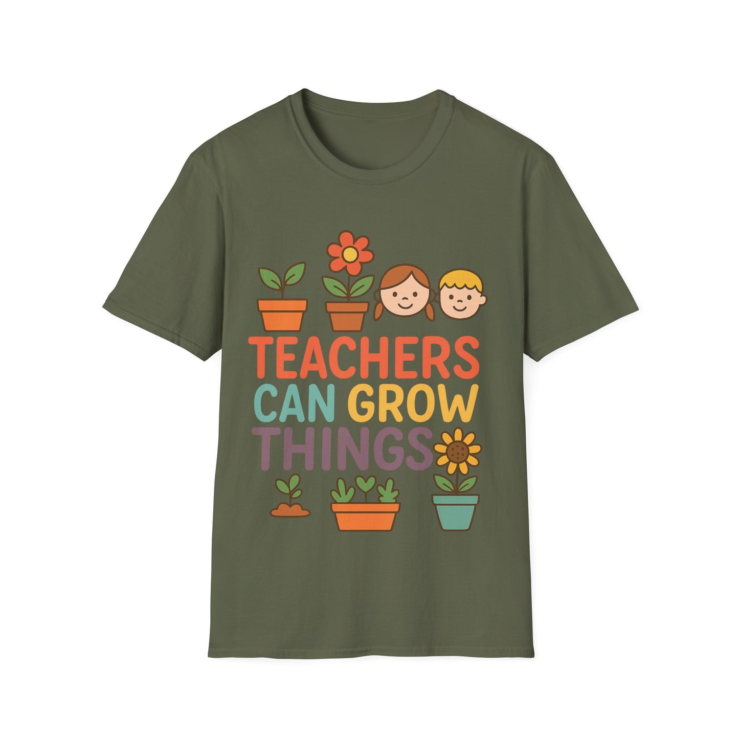 Teachers Can Grow Things Unisex T-Shirt – Inspiring Teacher Appreciation Tee