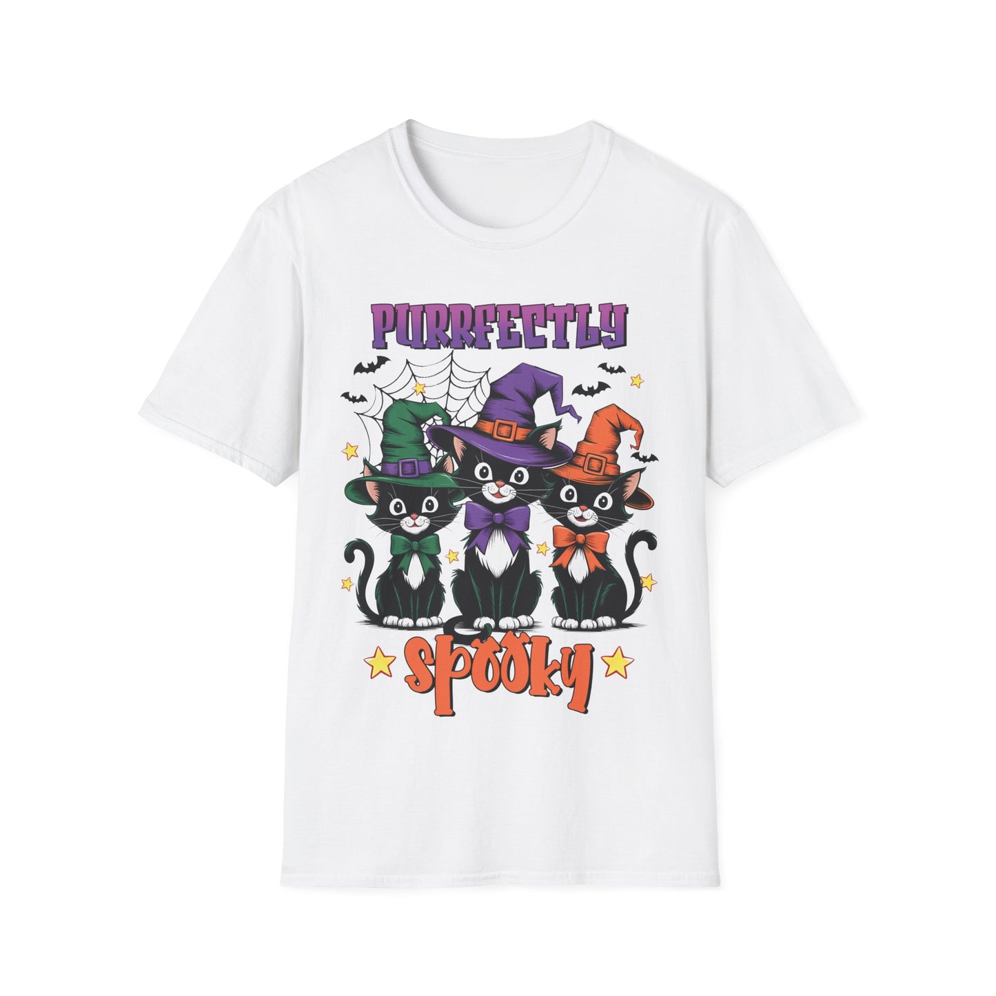 Purrfectly Spooky Cats T-Shirt | Cute Halloween Teacher Tee