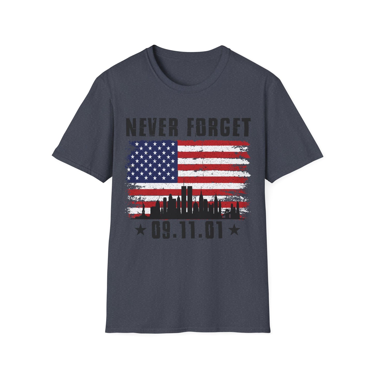 Never Forget 911 - Unisex Short Sleeve T-Shirt