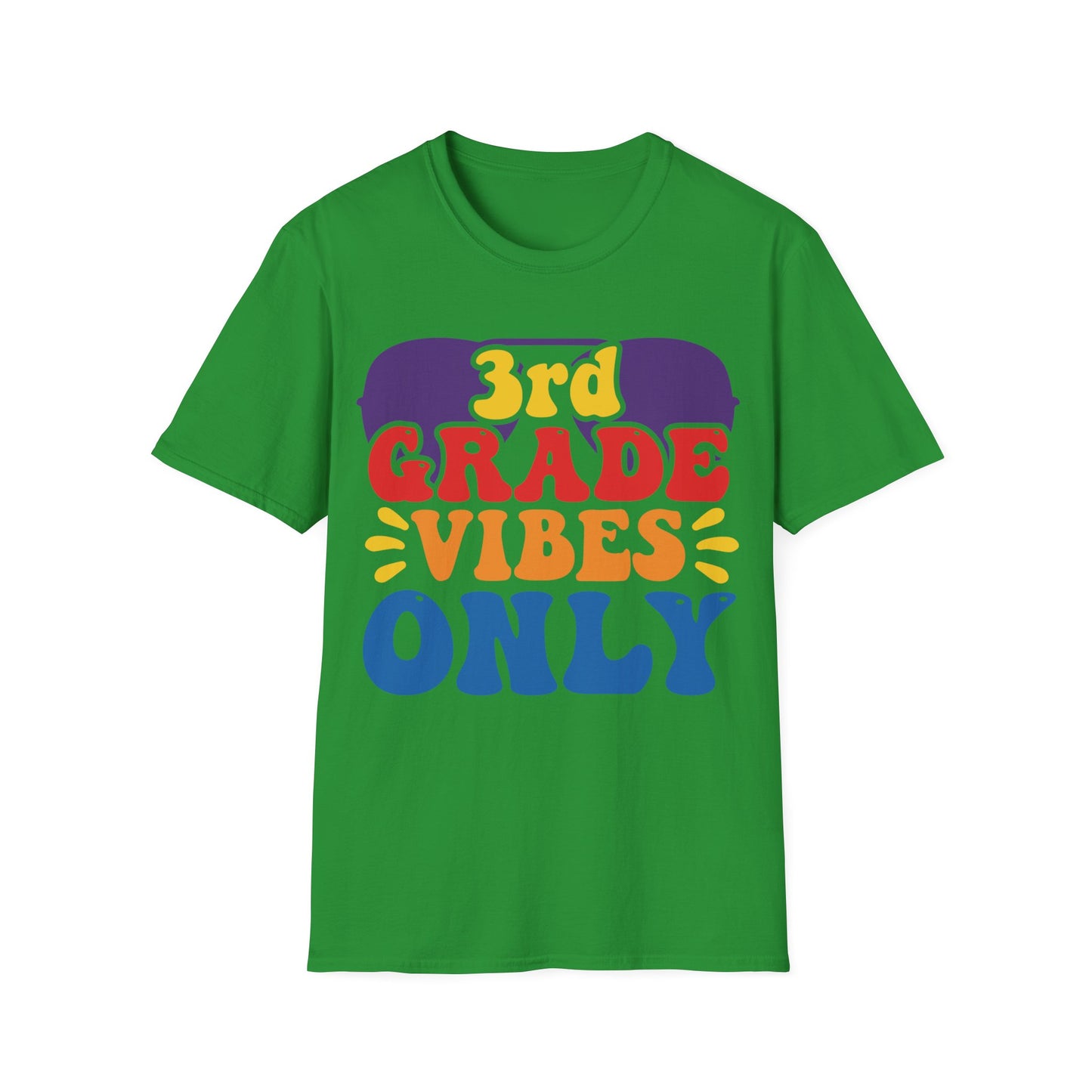3rd Grade Vibes Only - Back To School Unisex Short Sleeve T-Shirt