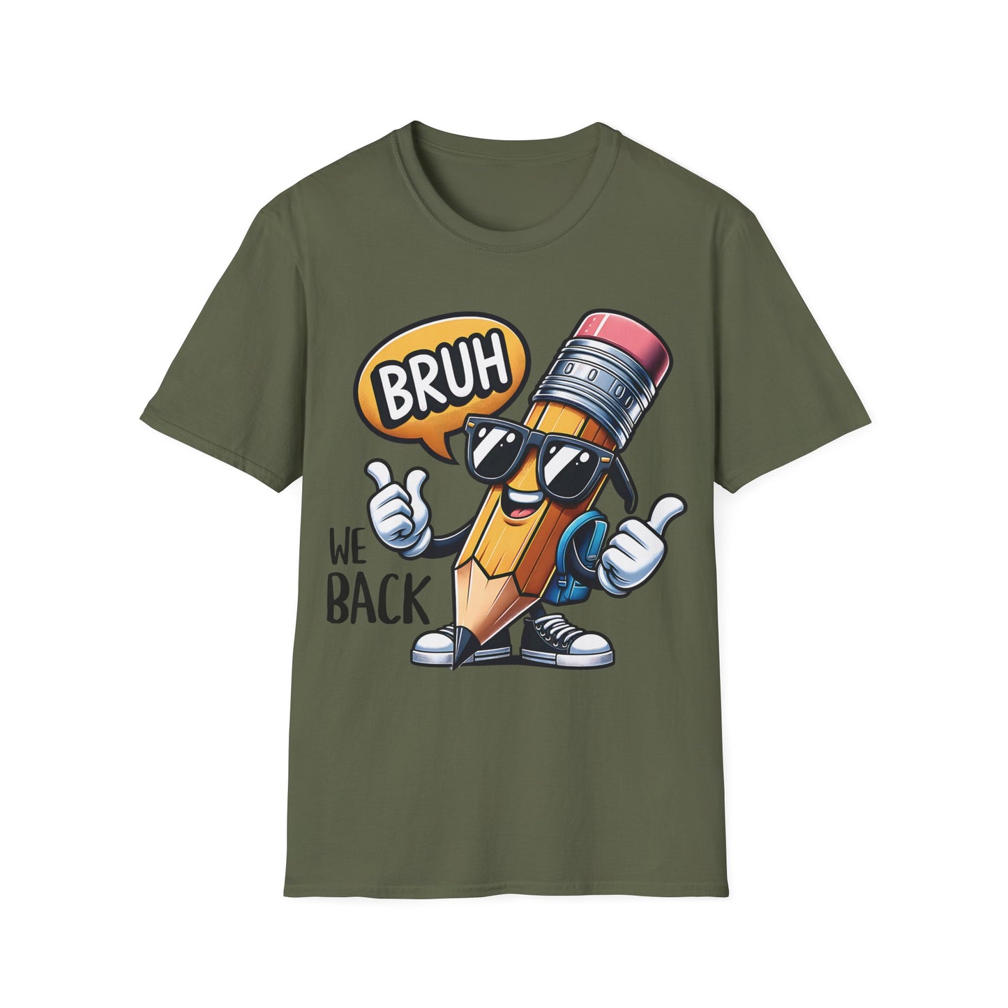 Bruh We Back - Back To School Unisex Short Sleeve T-Shirt