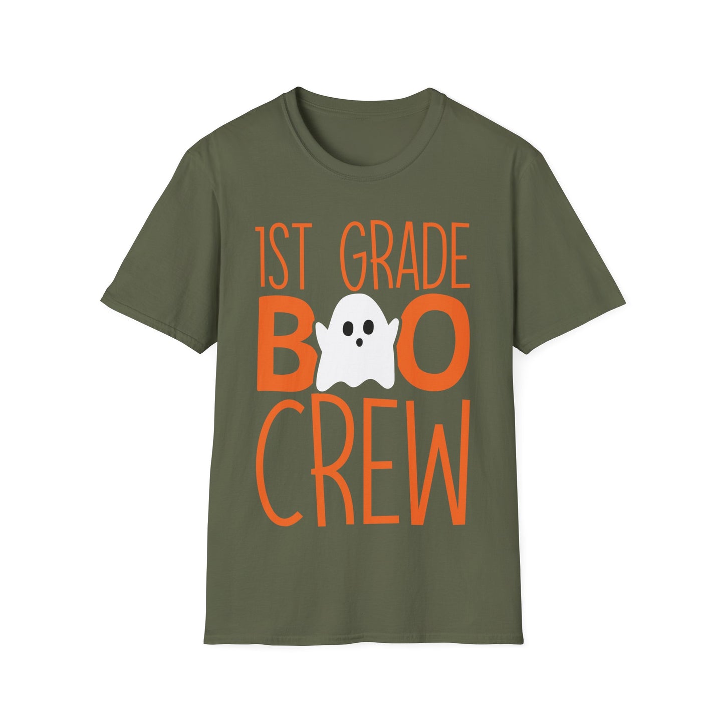1st Grade Boo Crew Shirt | Cute Ghost Halloween Teacher + Student Tee