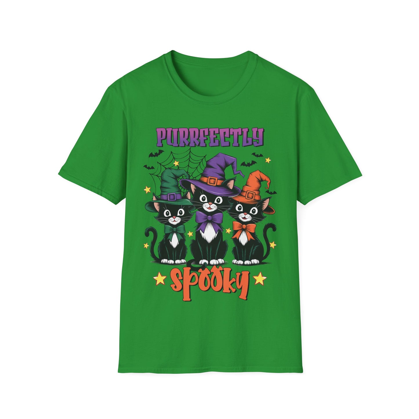 Purrfectly Spooky Cats T-Shirt | Cute Halloween Teacher Tee