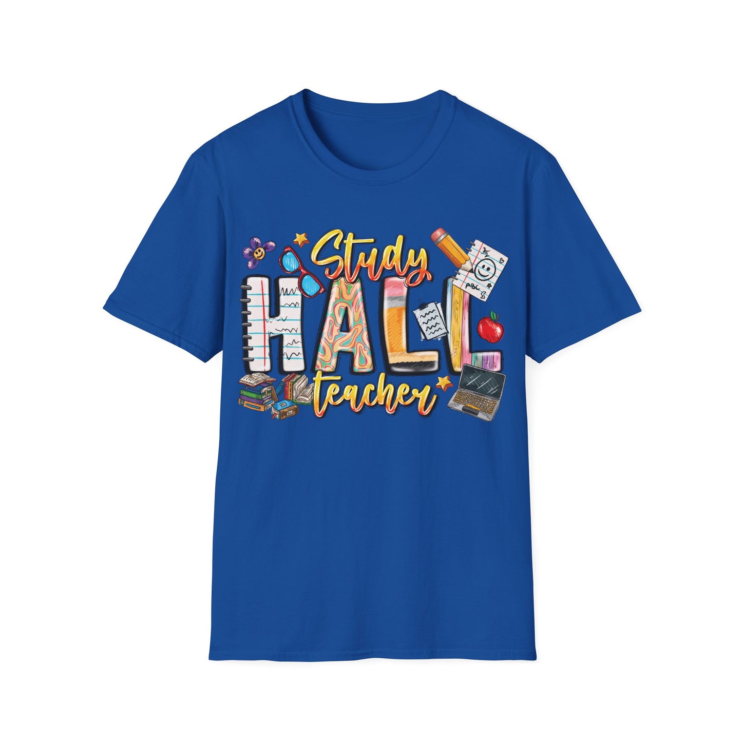 Study Hall Teacher - Cheerful Unisex Short Sleeve T-Shirt
