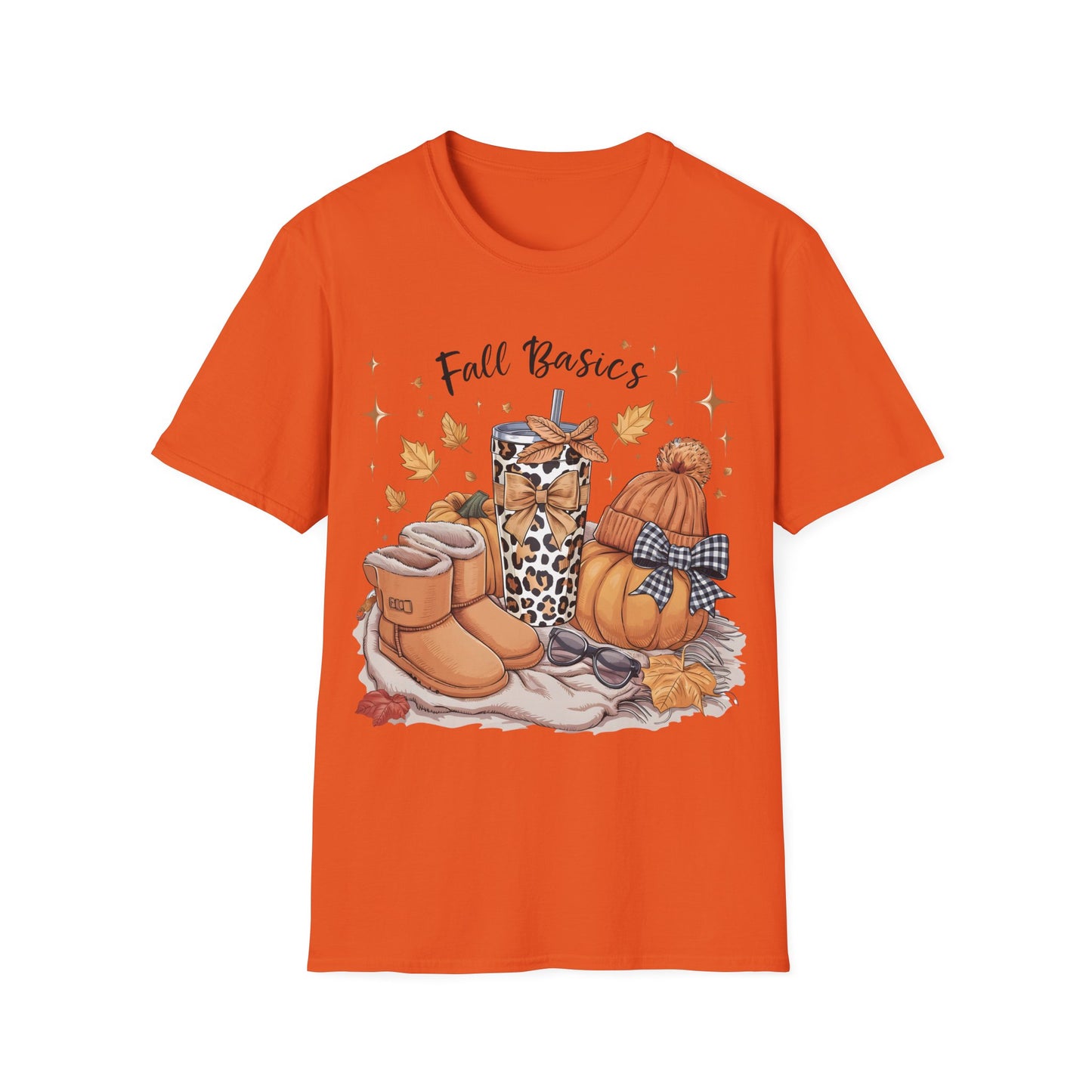 Fall Basics Shirt – Cozy Autumn Outfit Pumpkin Spice Graphic Tee