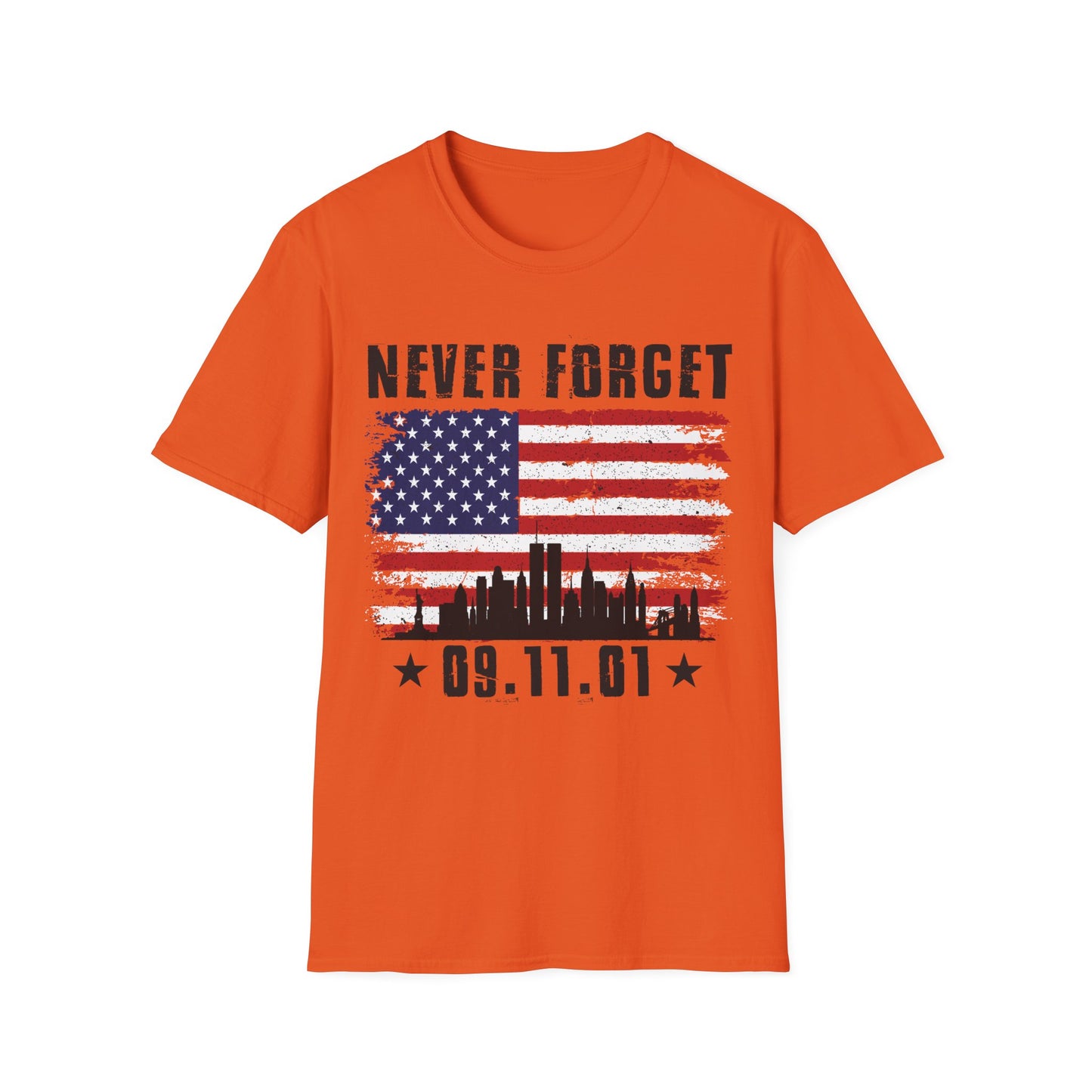 Never Forget 911 - Unisex Short Sleeve T-Shirt