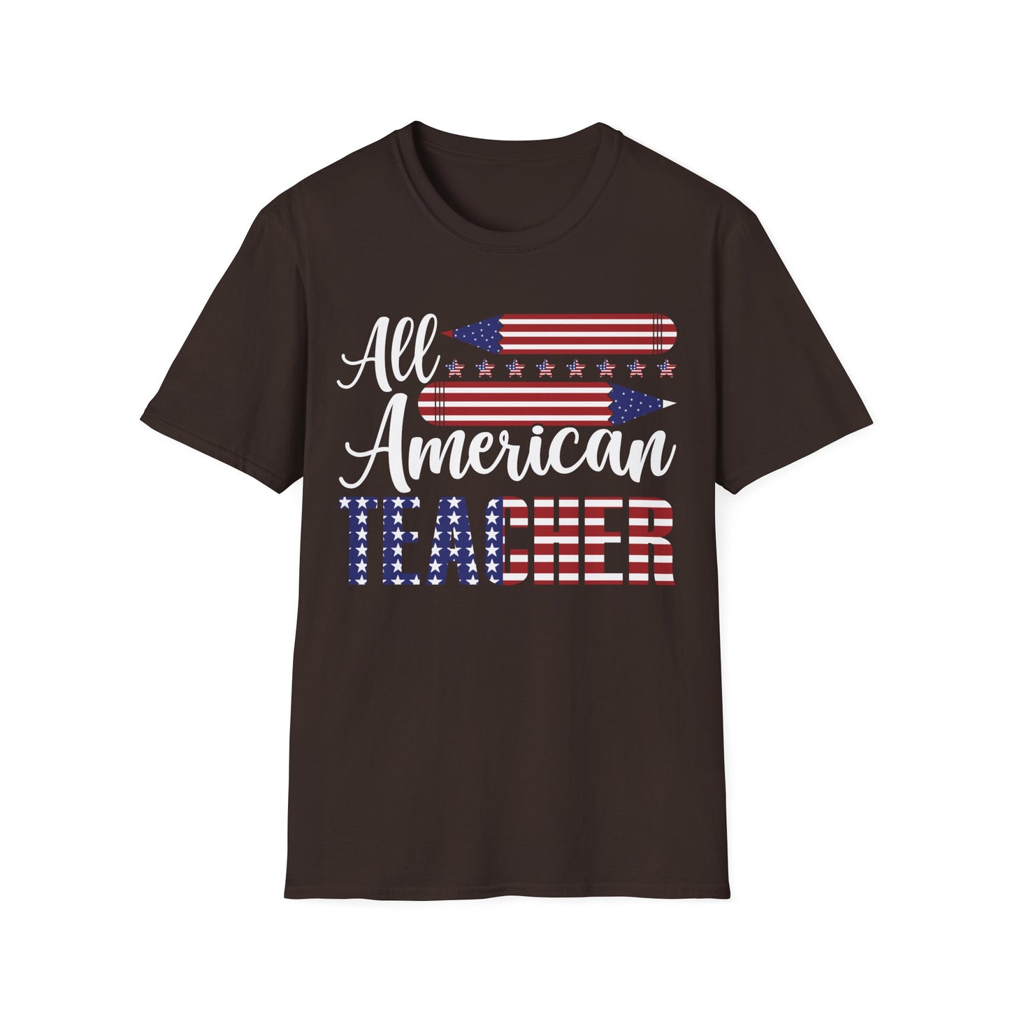 All American Teacher - Unisex Short Sleeve T-Shirt
