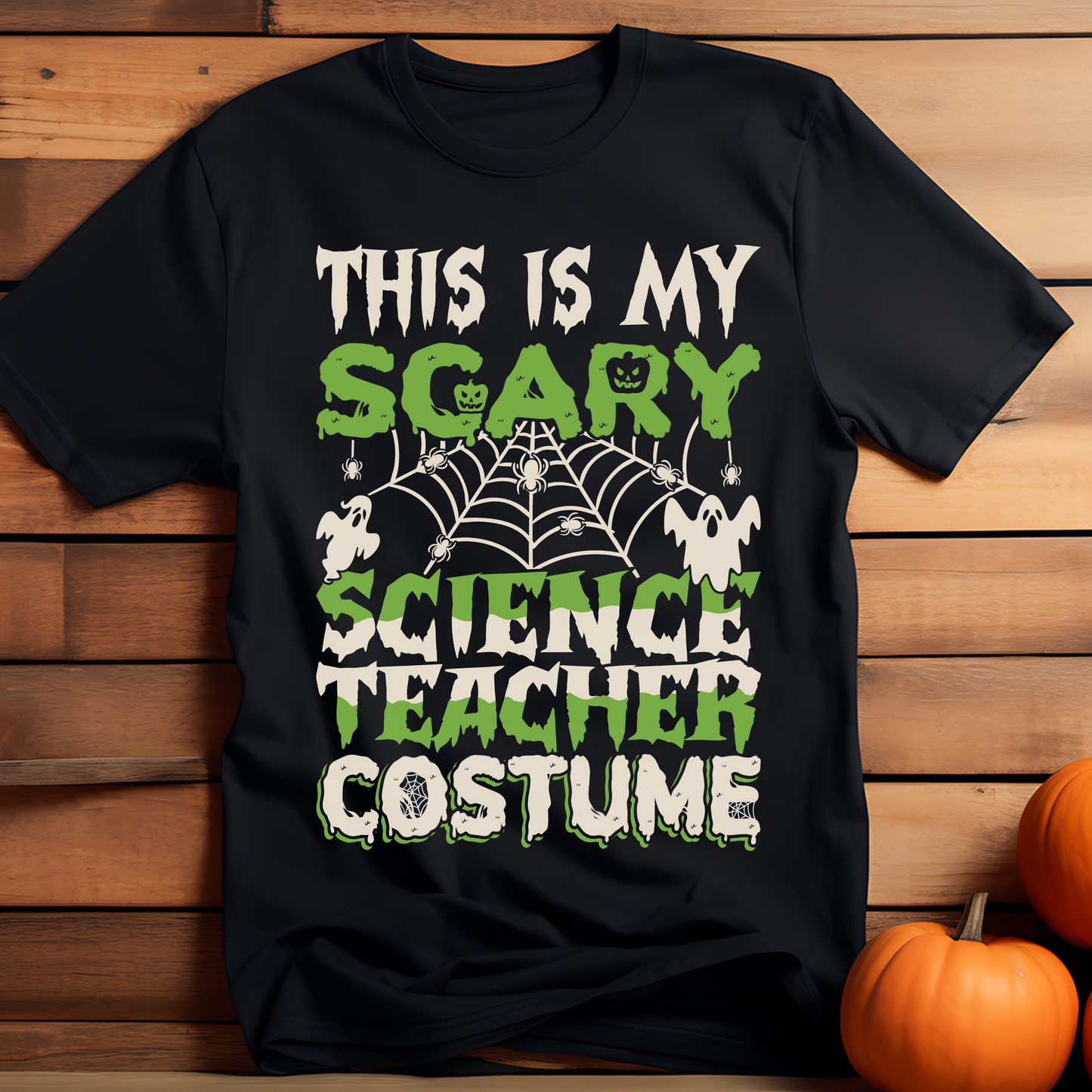 This Is My Scary Science Teacher Costume Halloween T-Shirt For Science Teachers
