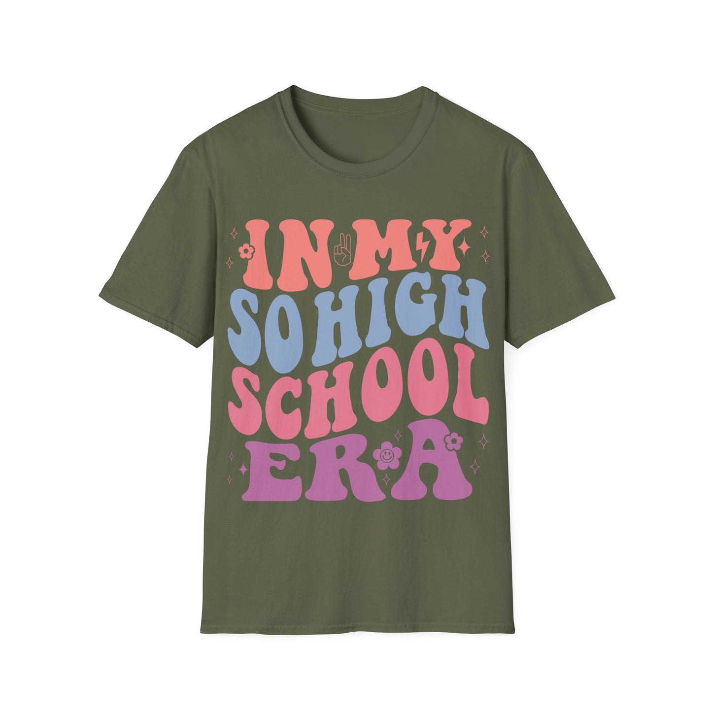 So High School T-Shirt – Retro Groovy Era Tee Trendy Pop Culture Shirt