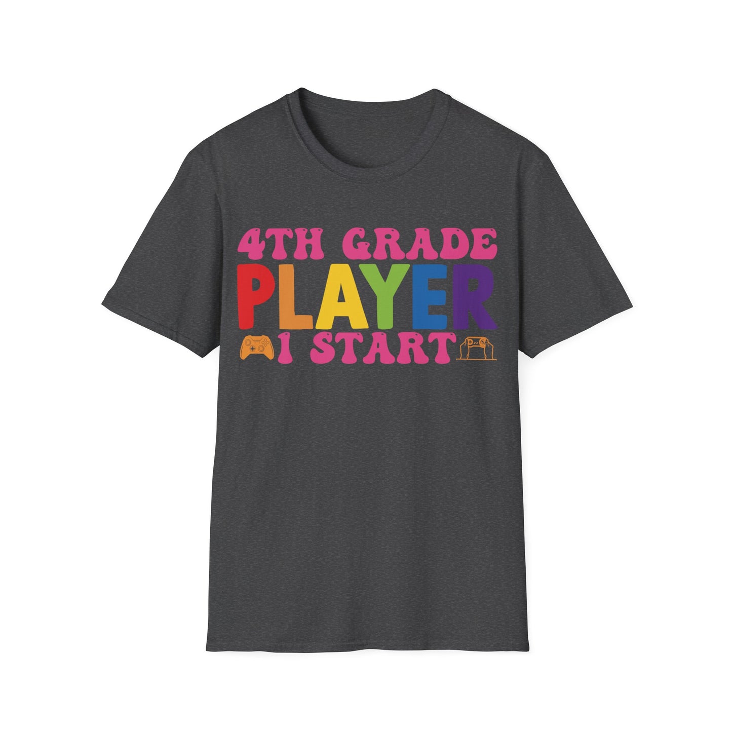 4th Grade Gaming Graphic Tee - Back To School T-Shirt