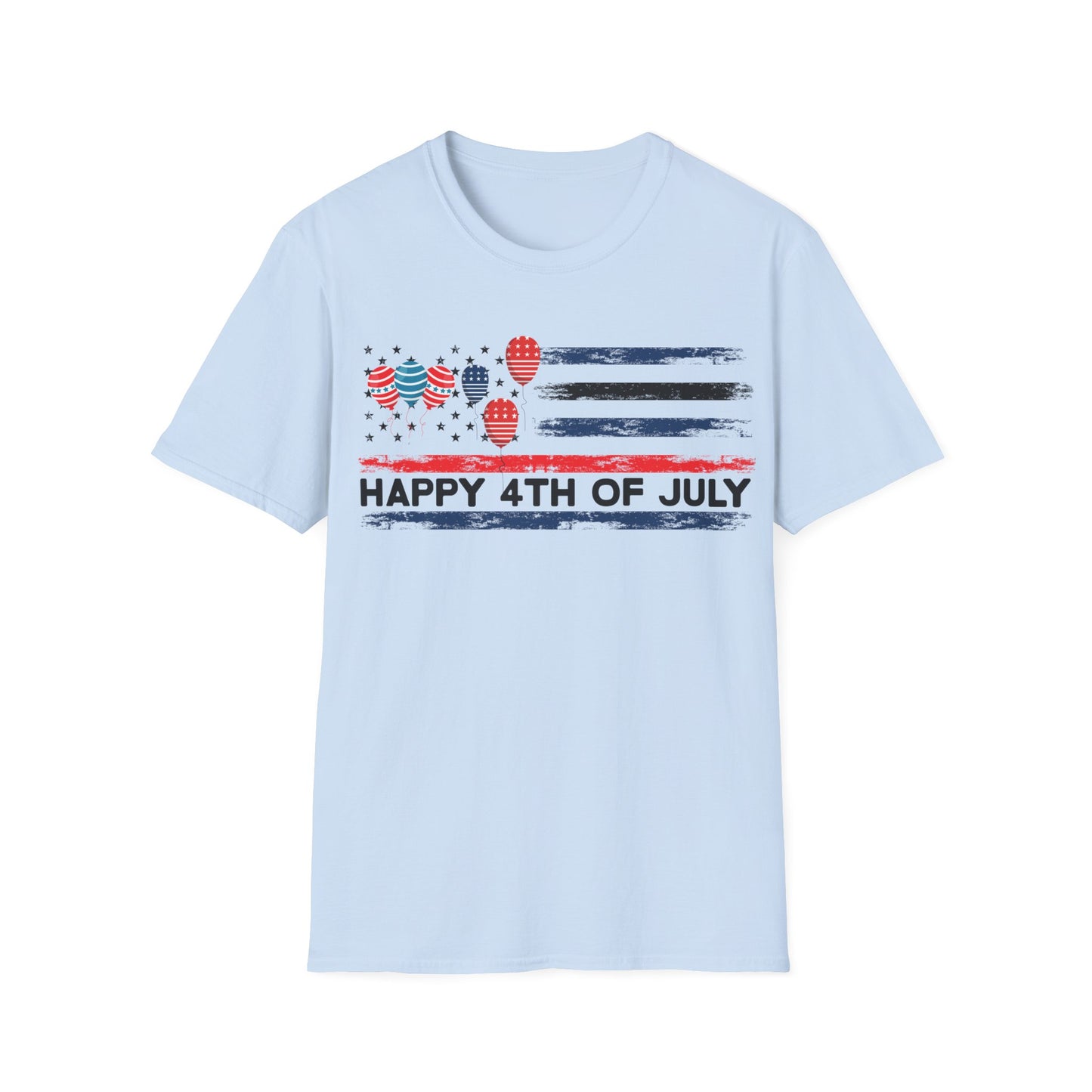 Happy 4th July - Unisex Short Sleeve T-Shirt