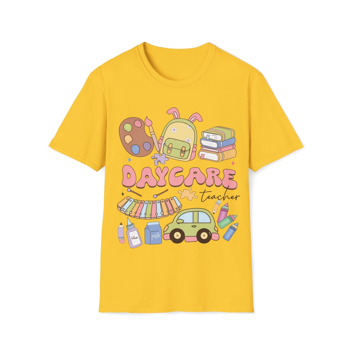 Daycare Teacher - Cute, Graphic, Playful Teacher T-shirt - Back to School