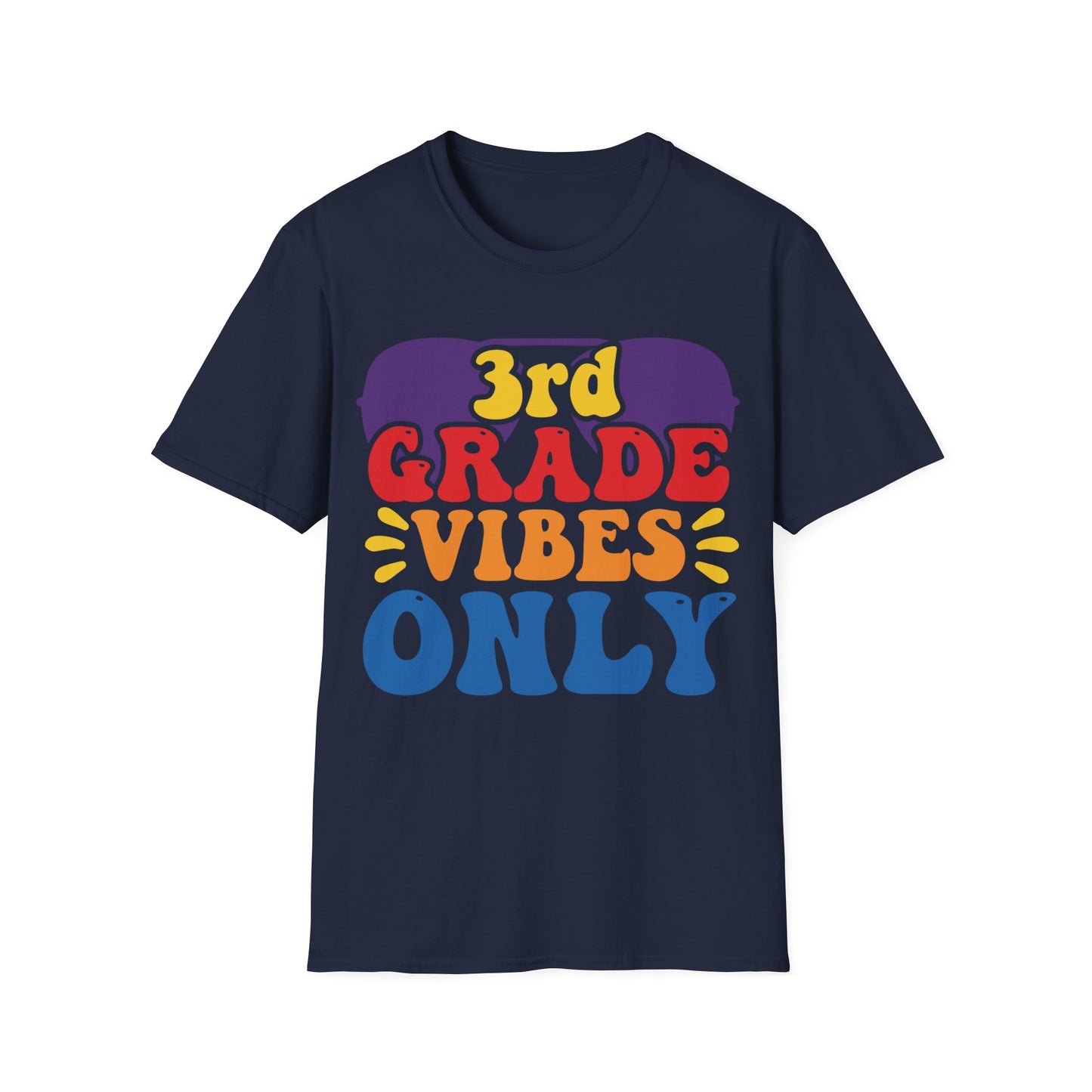 3rd Grade Vibes Only - Back To School Unisex Short Sleeve T-Shirt