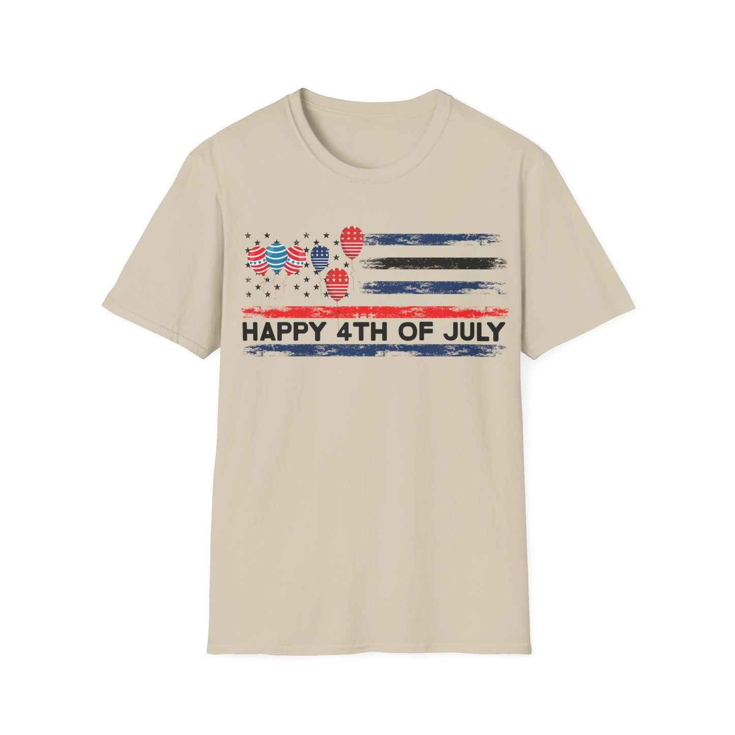 Happy 4th July - Unisex Short Sleeve T-Shirt
