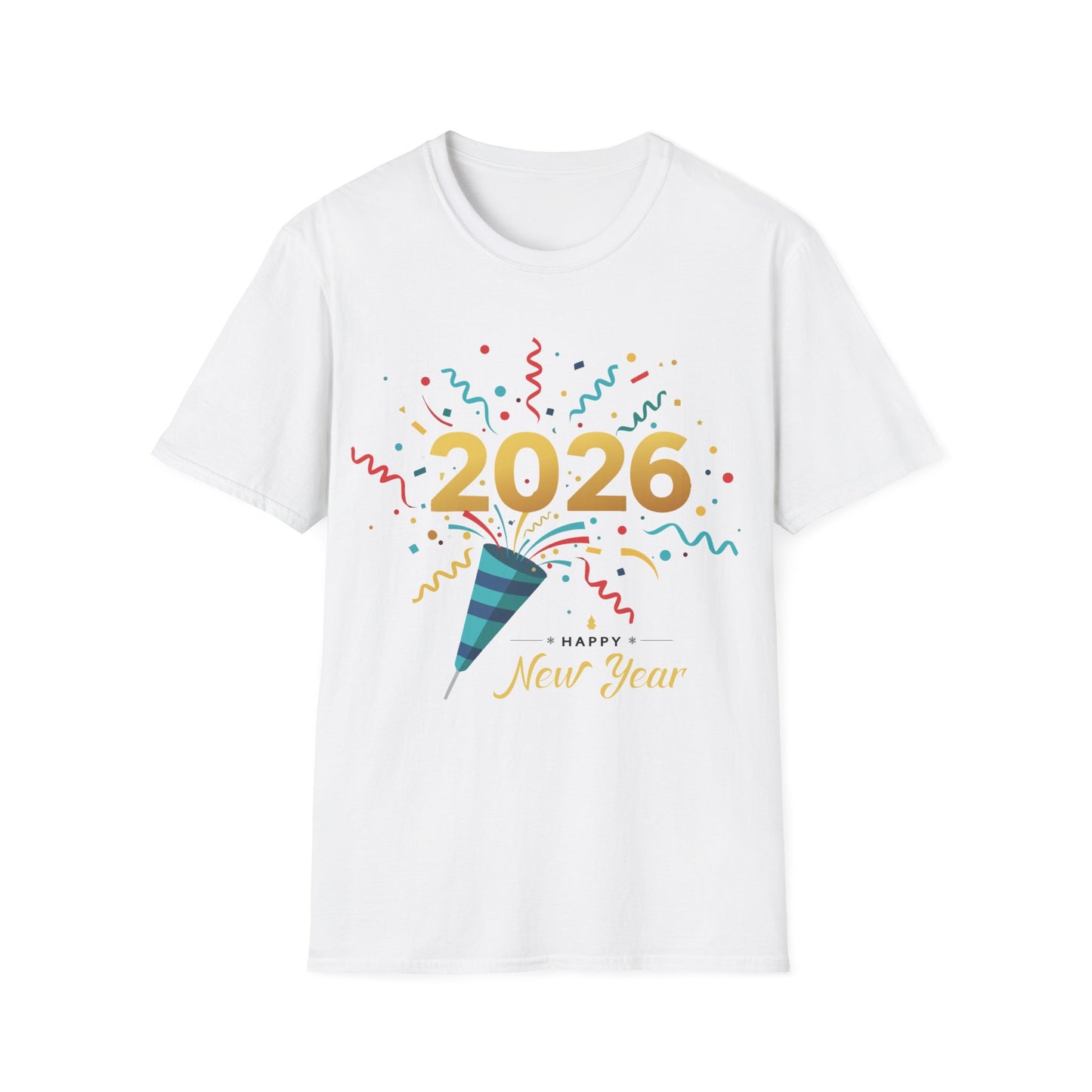 Happy New Year 2026 Shirt – Festive New Year’s Eve Party + Celebration T-Shirt
