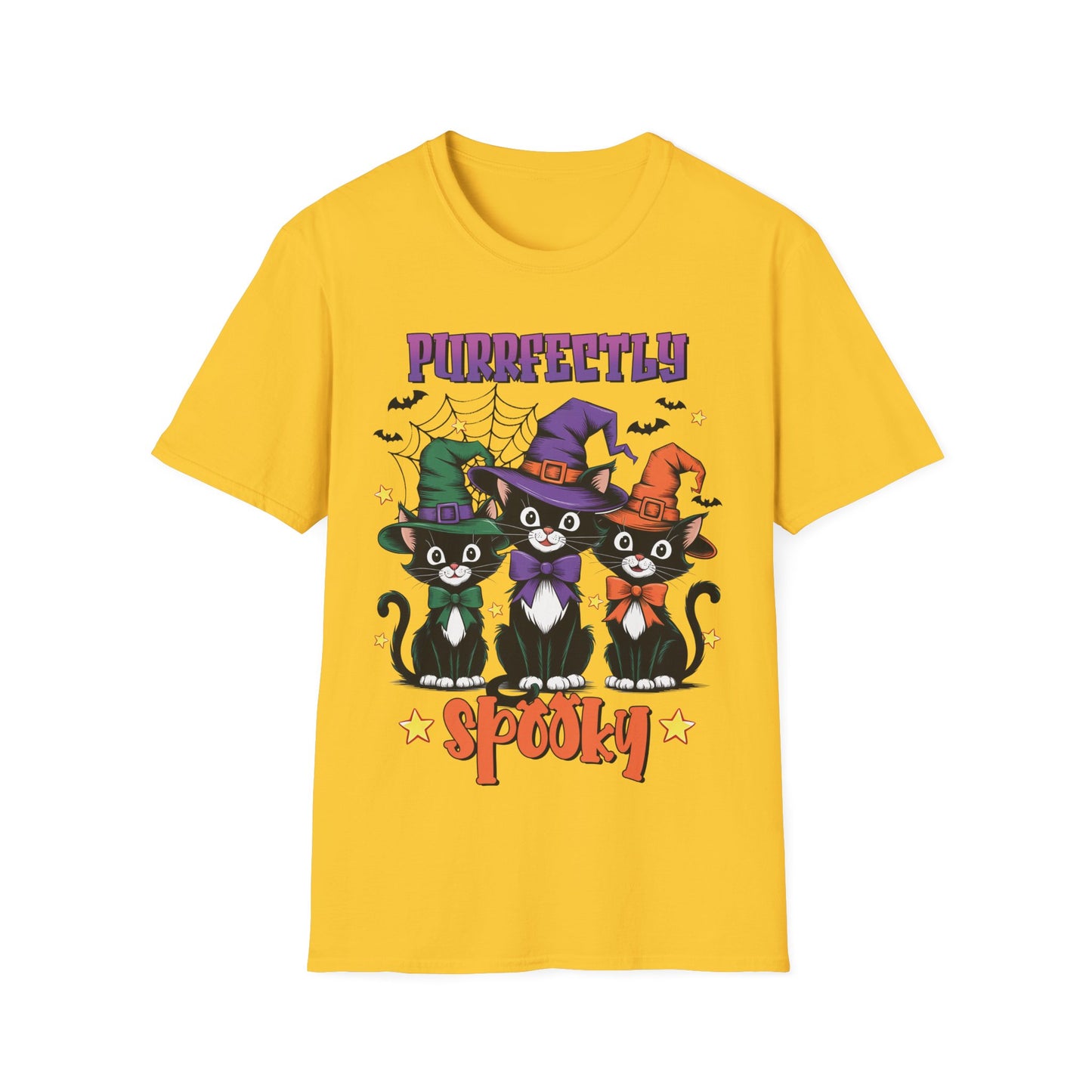 Purrfectly Spooky Cats T-Shirt | Cute Halloween Teacher Tee