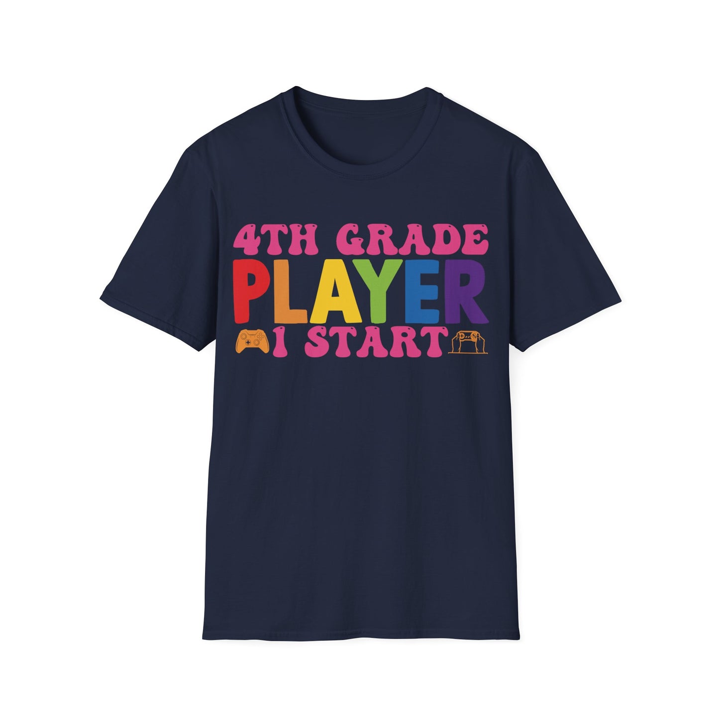 4th Grade Gaming Graphic Tee - Back To School T-Shirt