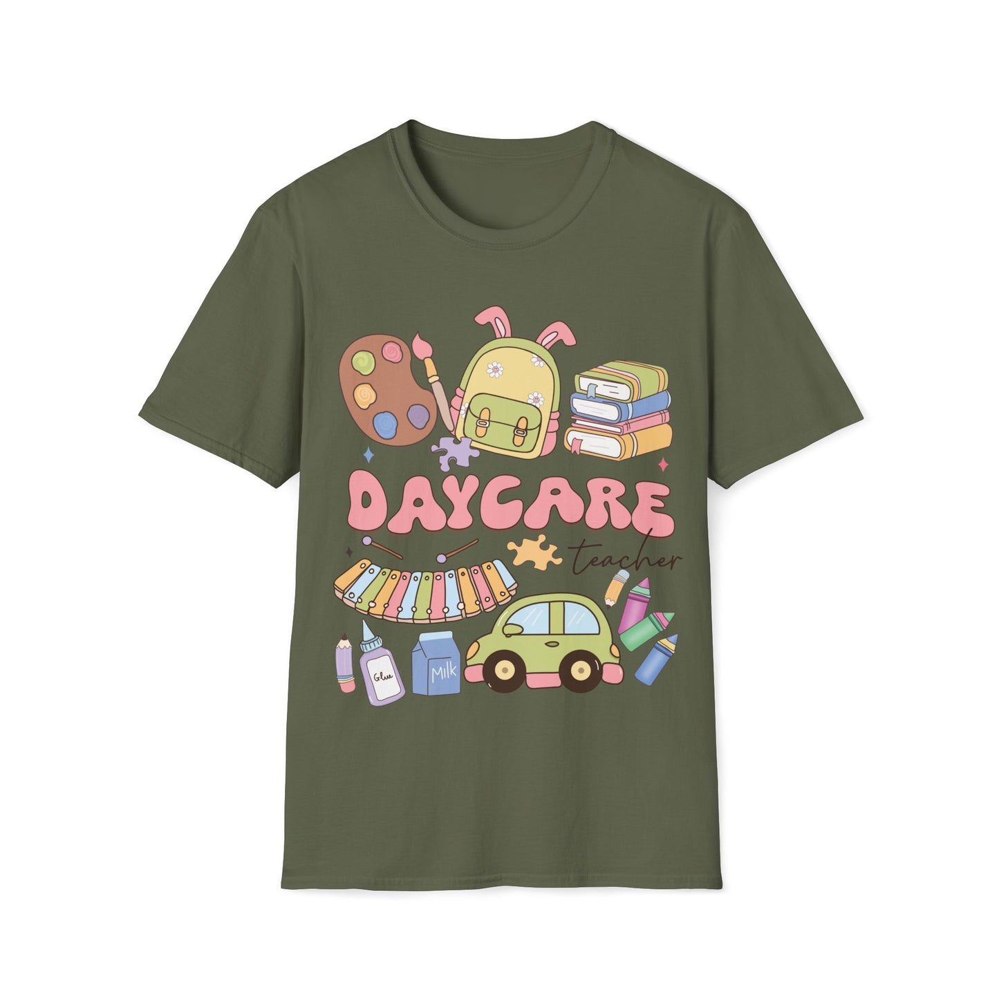 Daycare Teacher - Cute, Graphic, Playful Teacher T-shirt - Back to School