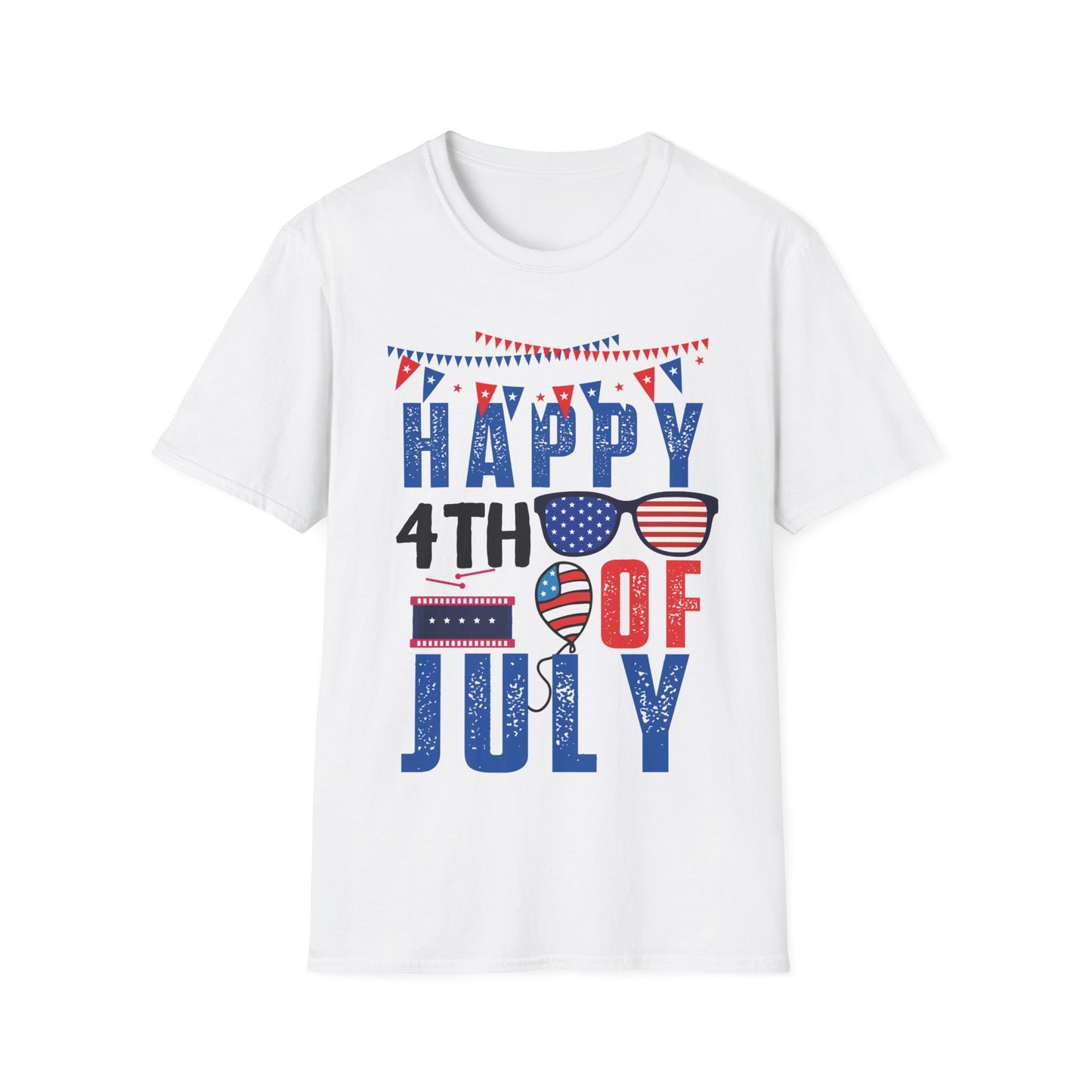 Happy 4th July - Unisex Short Sleeve T-Shirt