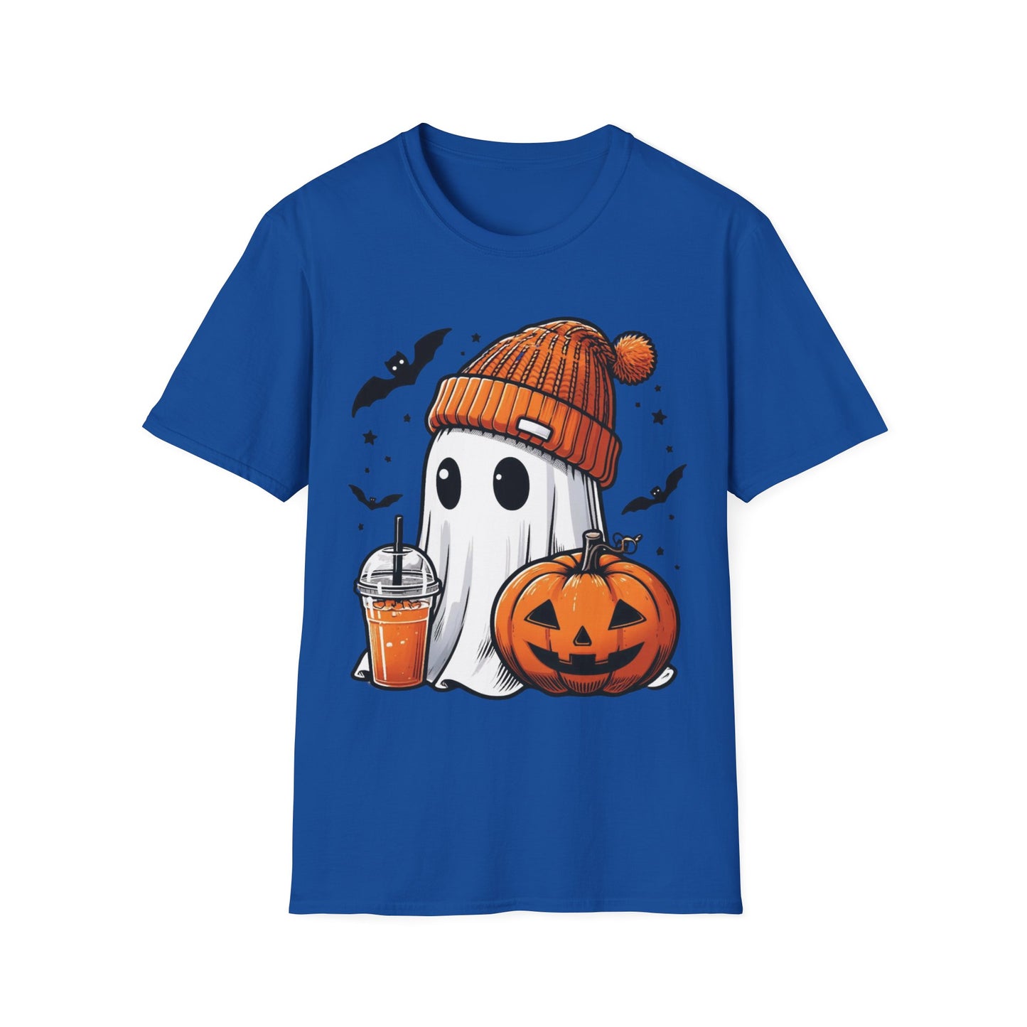 Halloween Juice Ghost T-Shirt | Cute Spooky Pumpkin + Ghost Graphic Tee