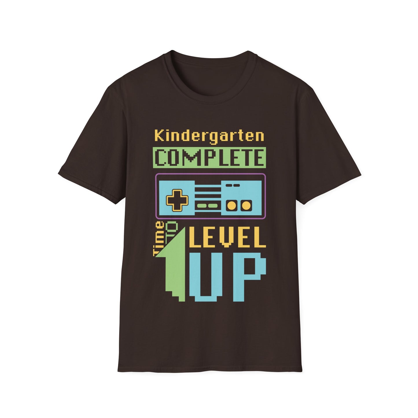 Kindergarten Complete - Level Up - Cheerful Gaming Fun Unisex Short Sleeve T-Shirt