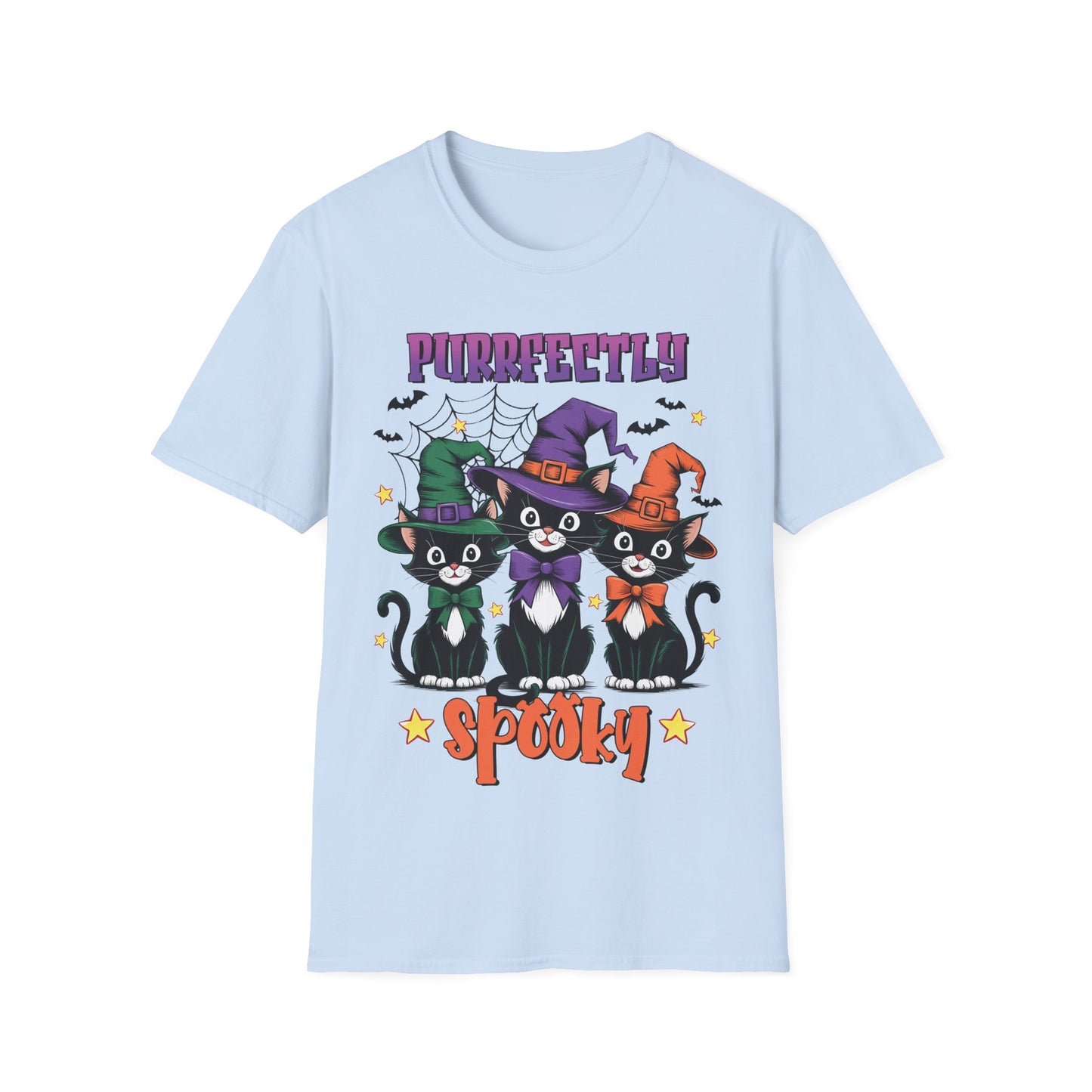Purrfectly Spooky Cats T-Shirt | Cute Halloween Teacher Tee