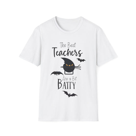 The Best Teachers Are a Bit Batty T-Shirt | Funny Halloween Teacher Tee