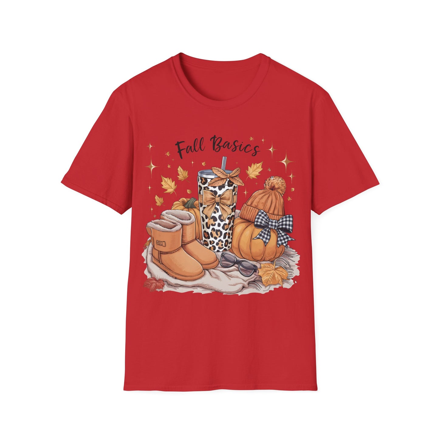 Fall Basics Shirt – Cozy Autumn Outfit Pumpkin Spice Graphic Tee