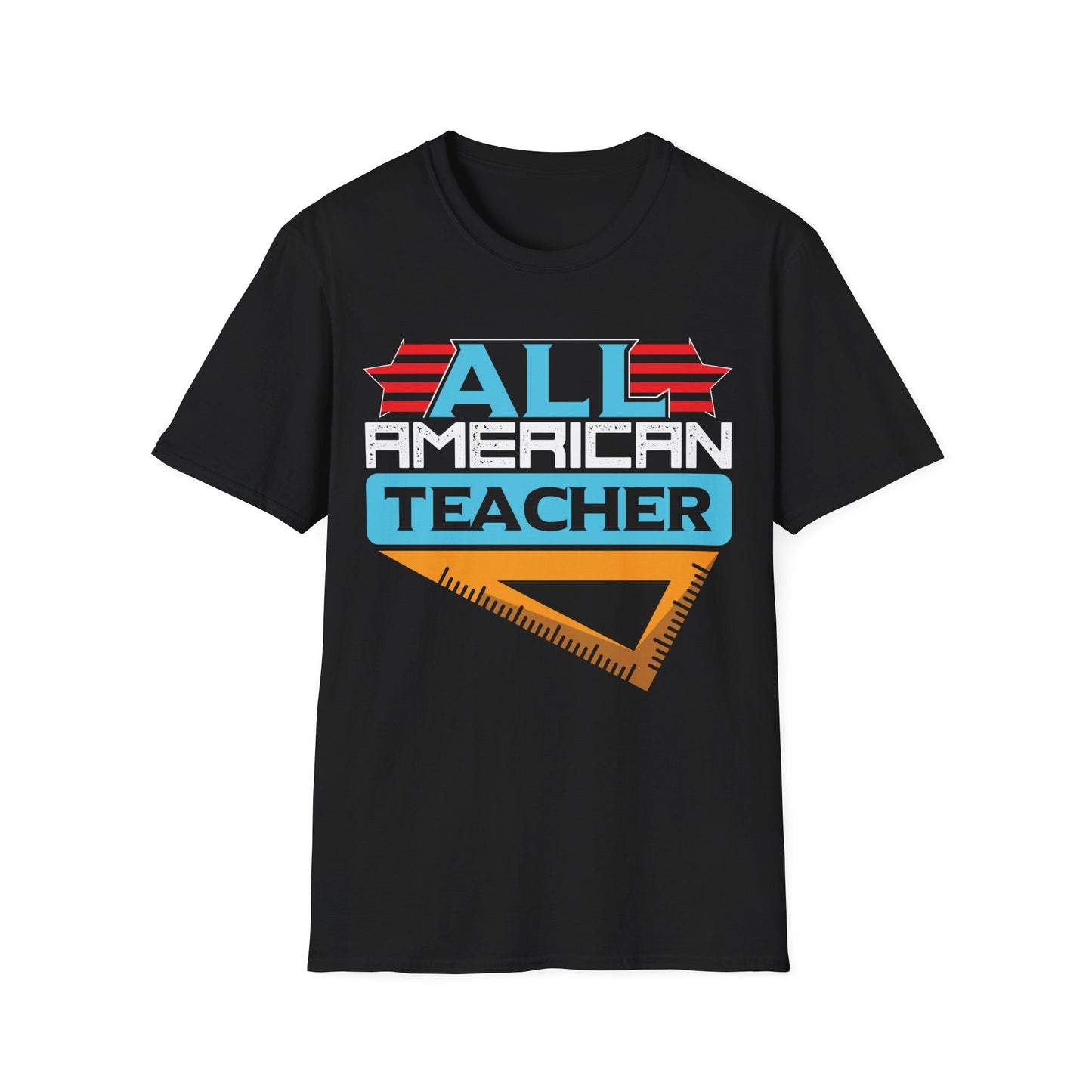 All American Teacher - Unisex Short Sleeve T-Shirt