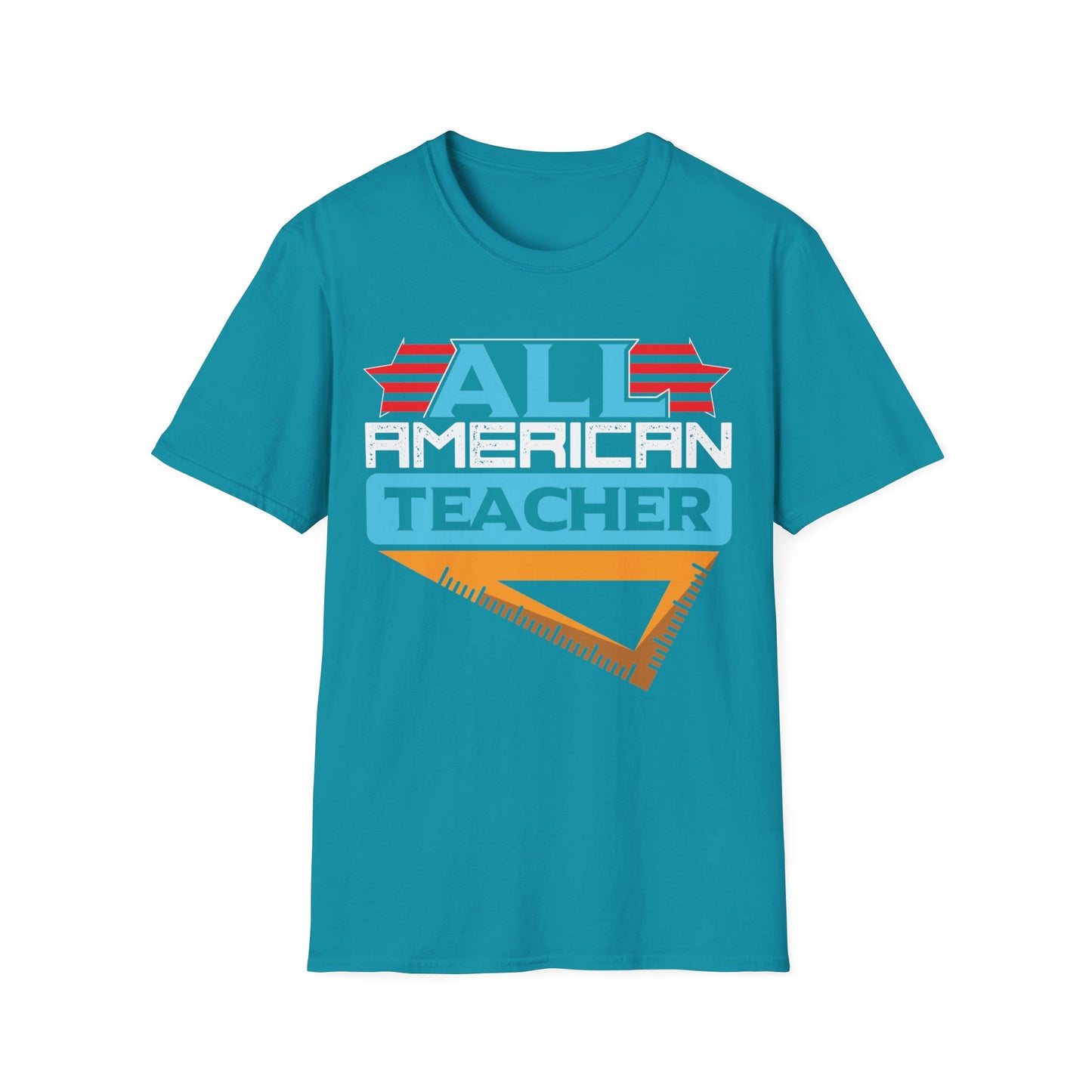 All American Teacher - Unisex Short Sleeve T-Shirt