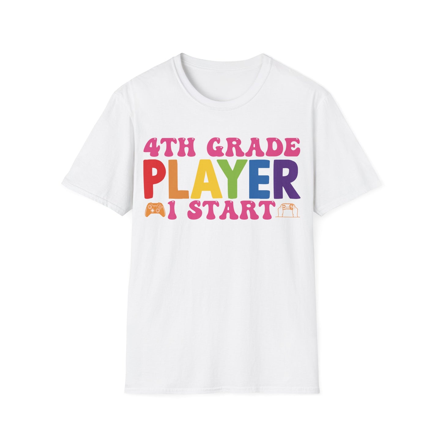 4th Grade Gaming Graphic Tee - Back To School T-Shirt