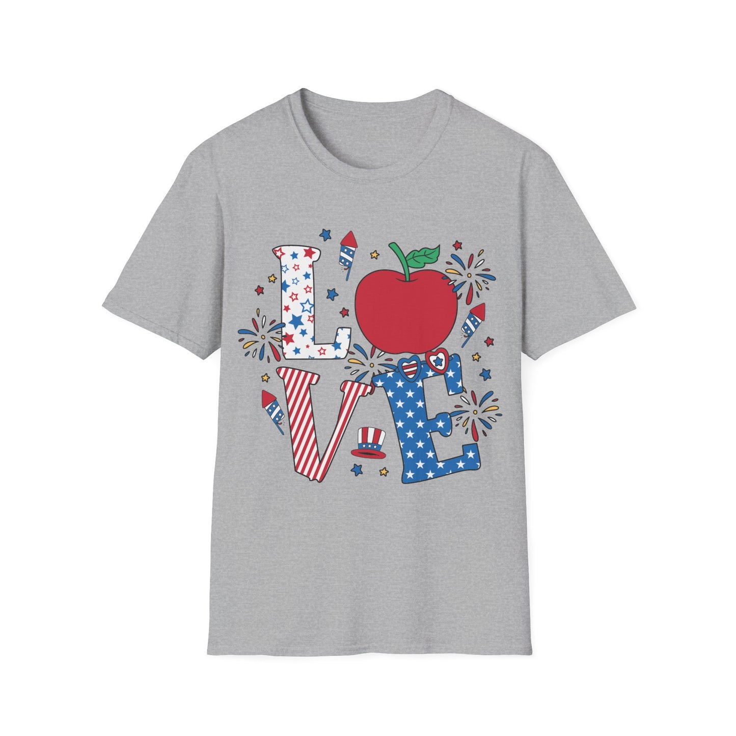 Love - Teacher - Unisex Short Sleeve T-Shirt