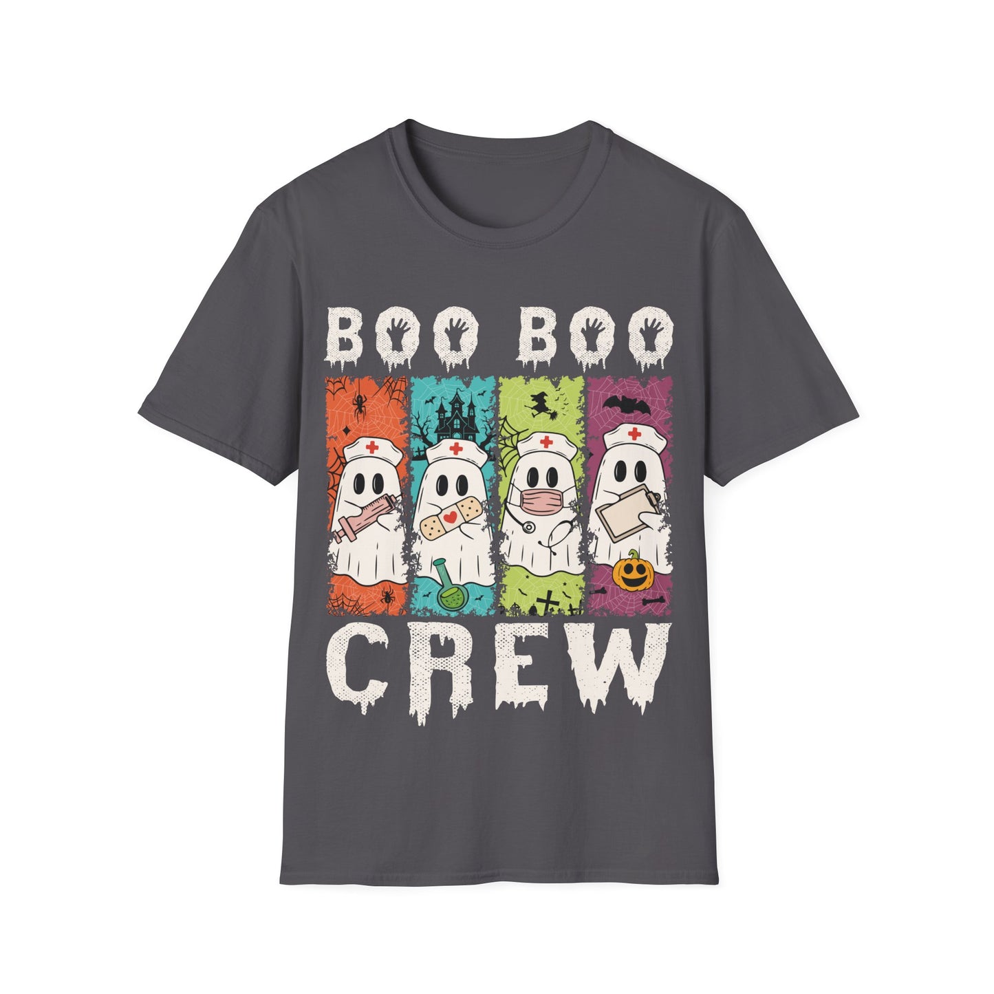 Boo Boo Crew Halloween T-Shirt | Cute Ghost Squad Spooky Tee
