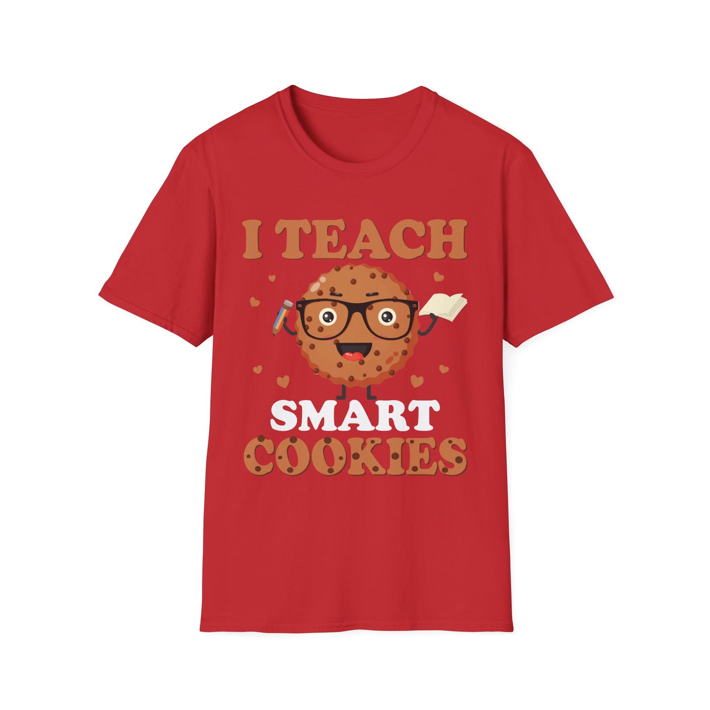 I Teach Smart Cookies - Colorful + Bright Unisex Short Sleeve T-Shirt