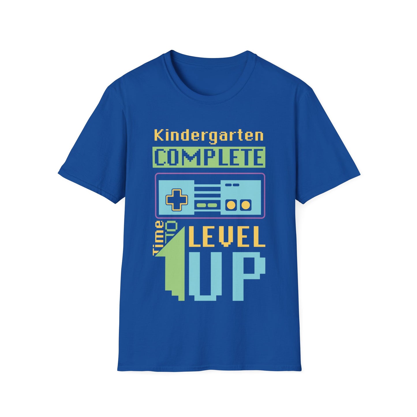 Kindergarten Complete - Level Up - Cheerful Gaming Fun Unisex Short Sleeve T-Shirt