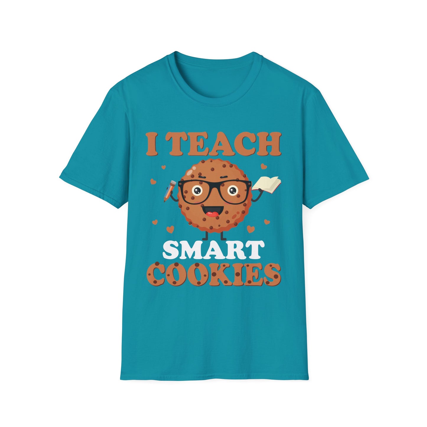 I Teach Smart Cookies - Colorful + Bright Unisex Short Sleeve T-Shirt