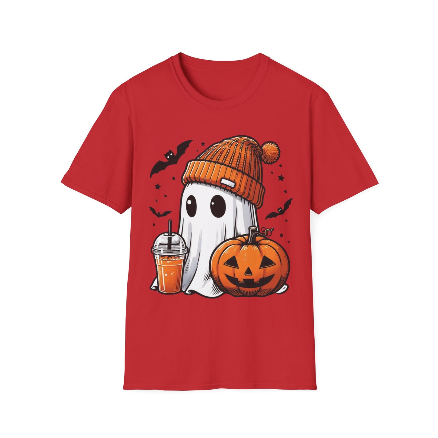 Halloween Juice Ghost T-Shirt | Cute Spooky Pumpkin + Ghost Graphic Tee