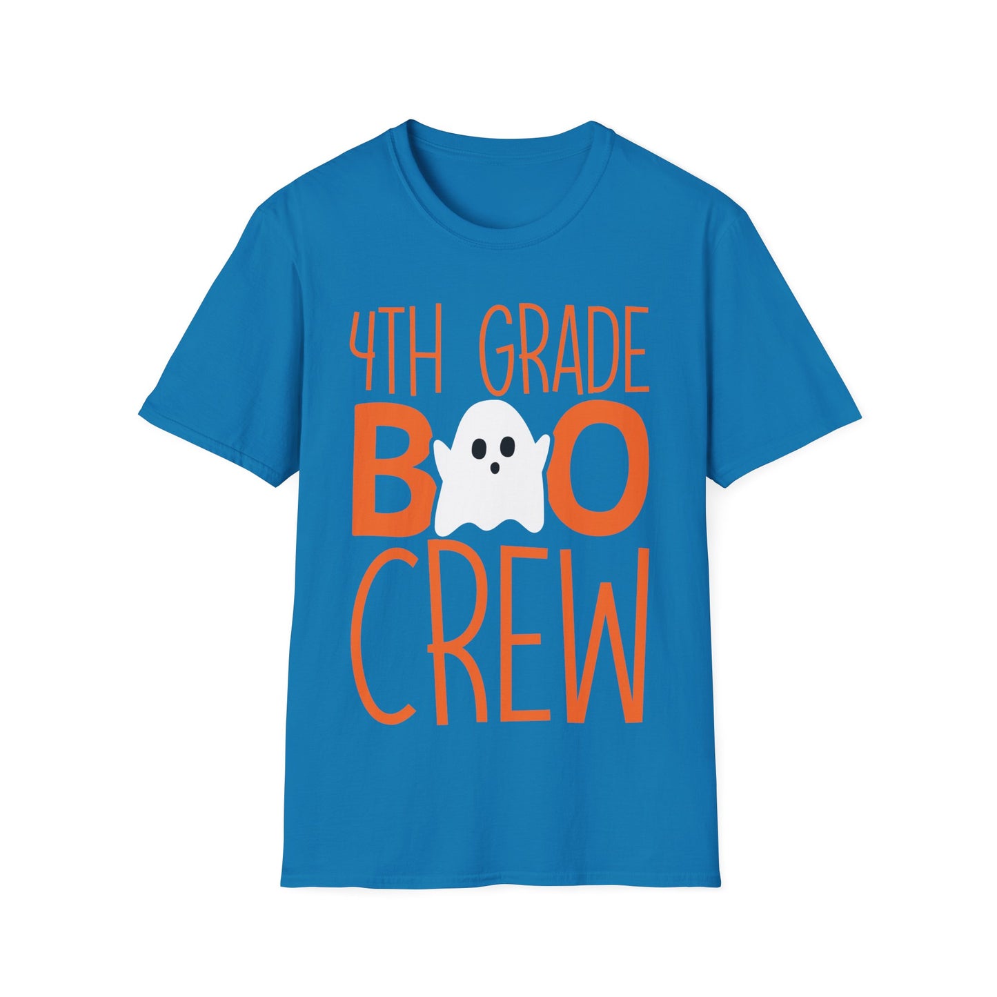 4th Grade Boo Crew Shirt | Spooky Ghost Halloween School Spirit T-Shirt
