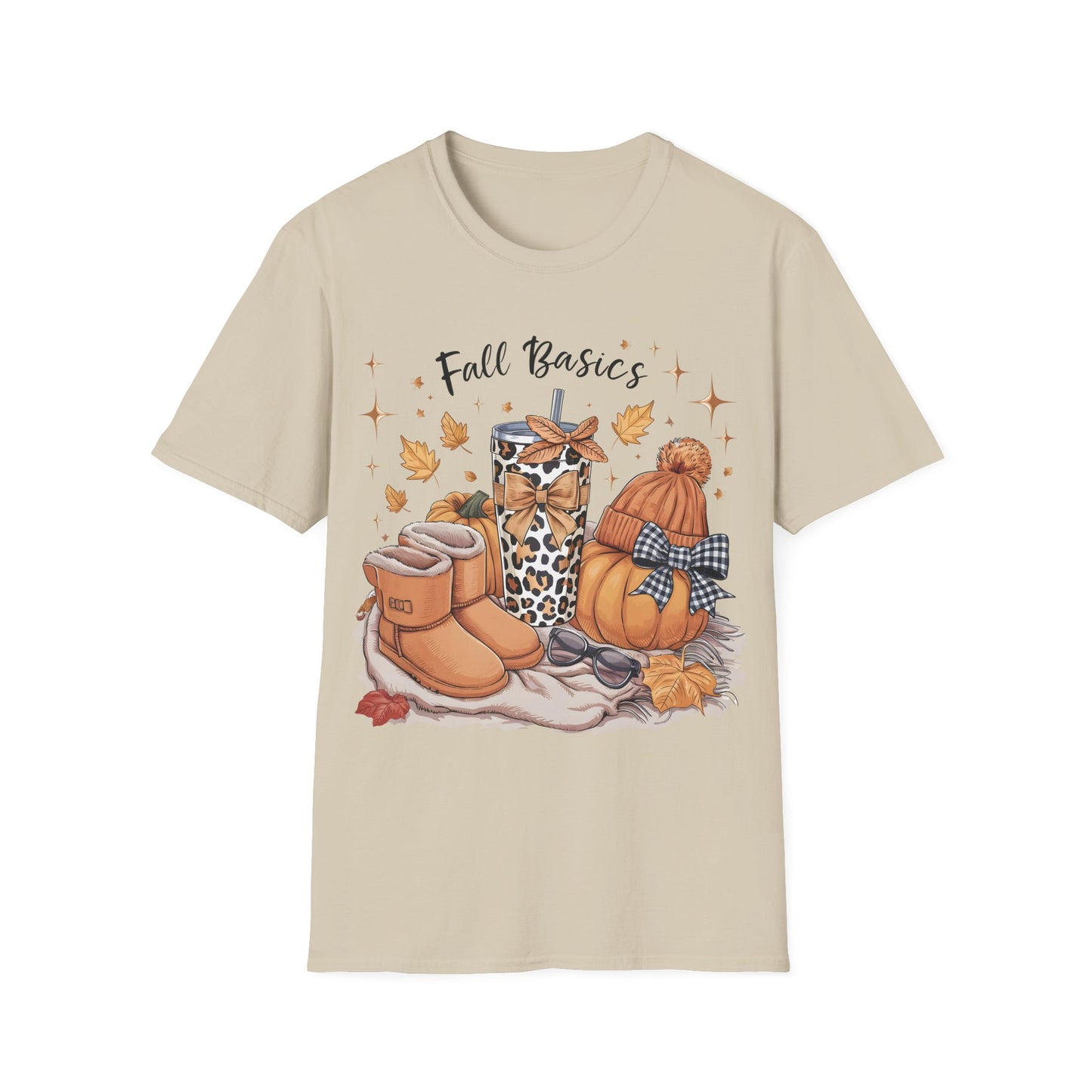 Fall Basics Shirt – Cozy Autumn Outfit Pumpkin Spice Graphic Tee