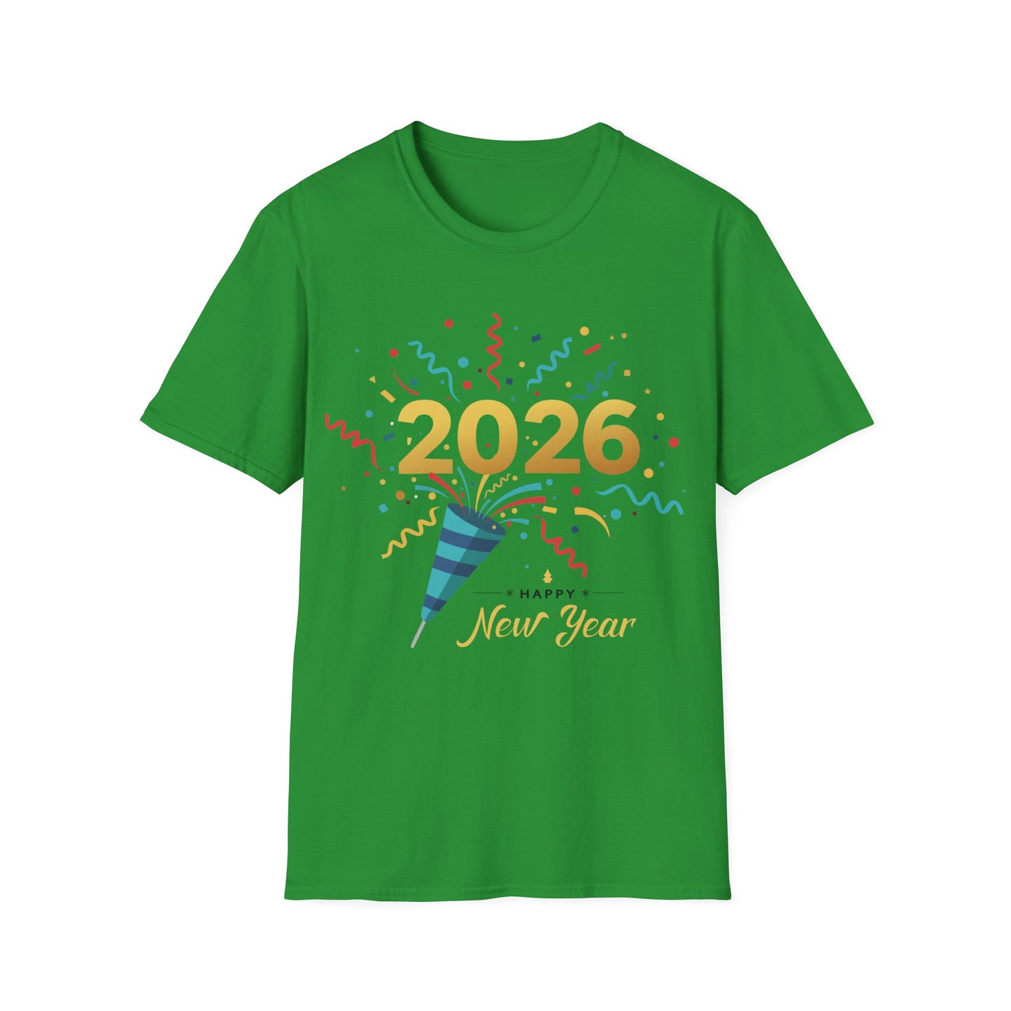 Happy New Year 2026 Shirt – Festive New Year’s Eve Party + Celebration T-Shirt