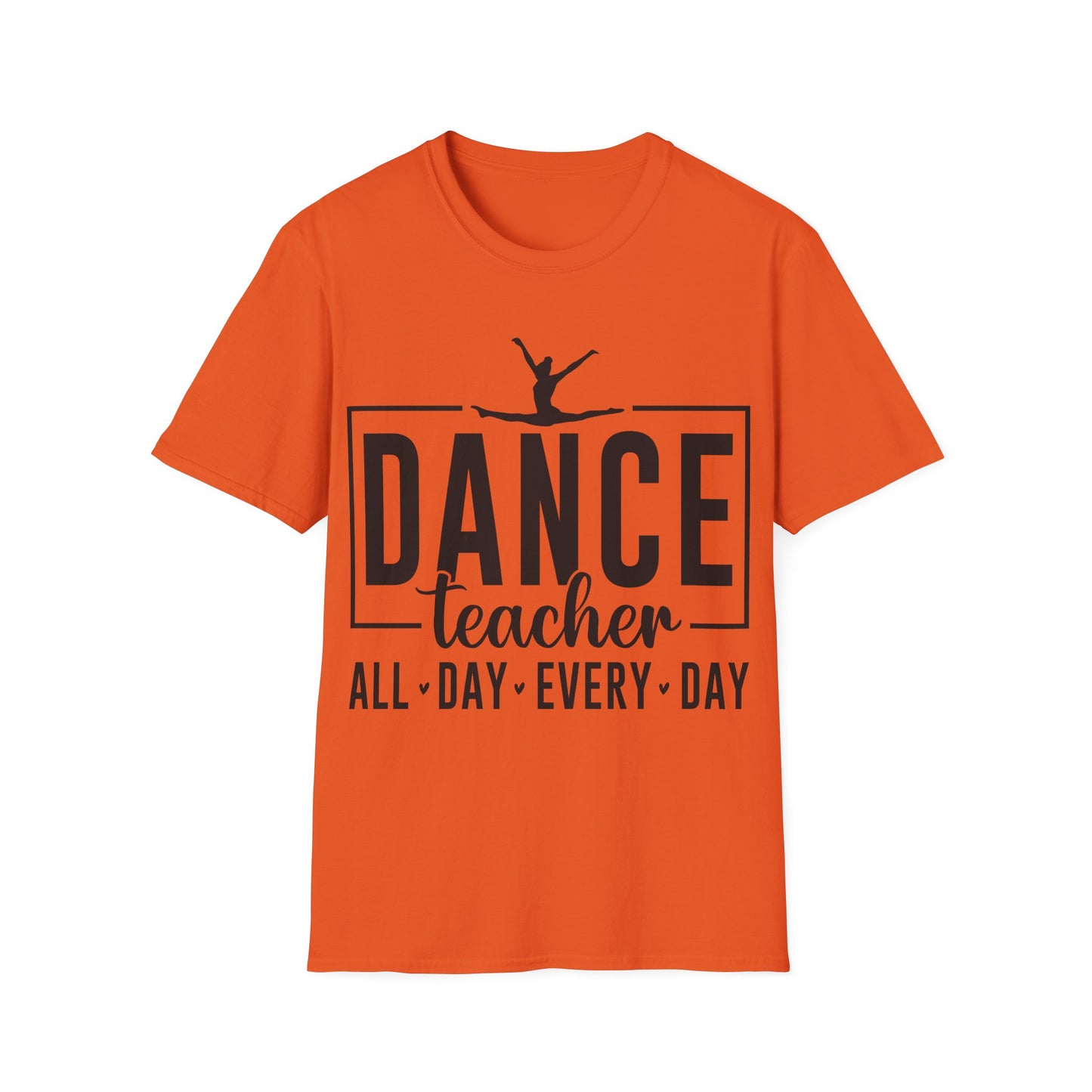 Dance Teacher T-Shirt – All Day Every Day Ballet Silhouette Tee