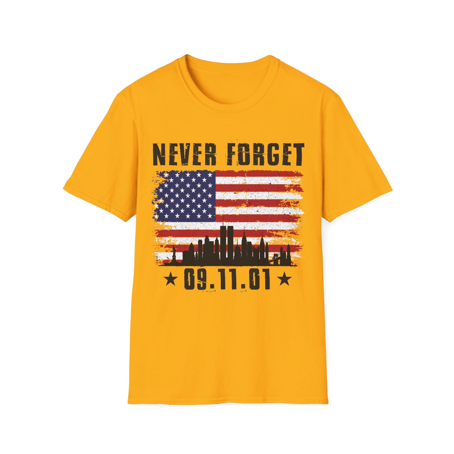 Never Forget 911 - Unisex Short Sleeve T-Shirt