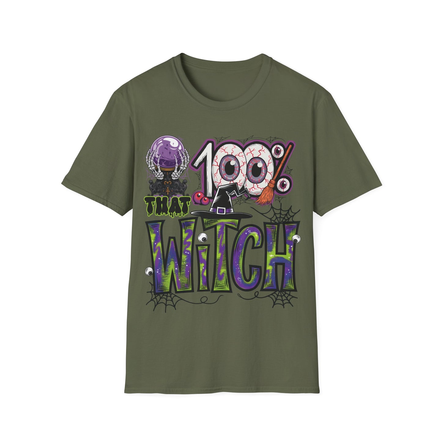 100% That Witch T-Shirt | Funny Halloween Witch Costume Tee
