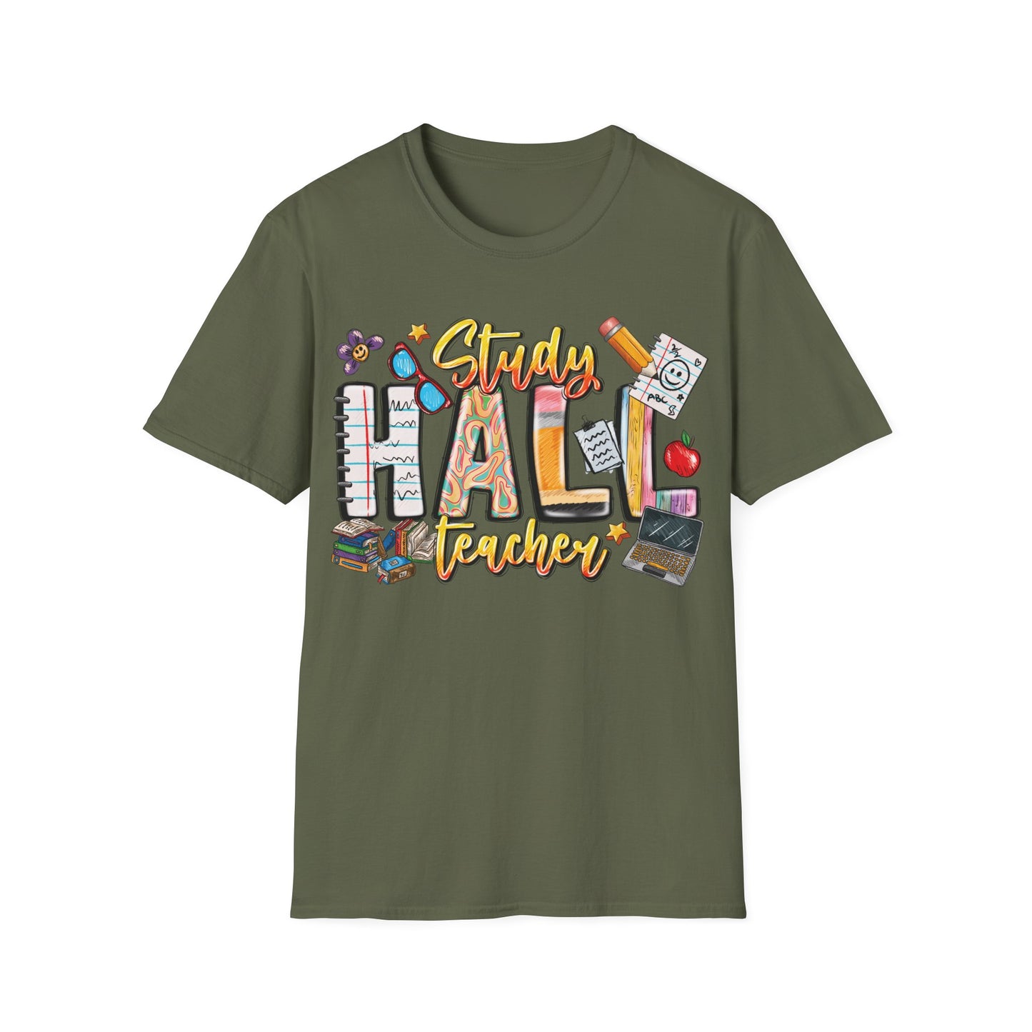 Study Hall Teacher - Cheerful Unisex Short Sleeve T-Shirt