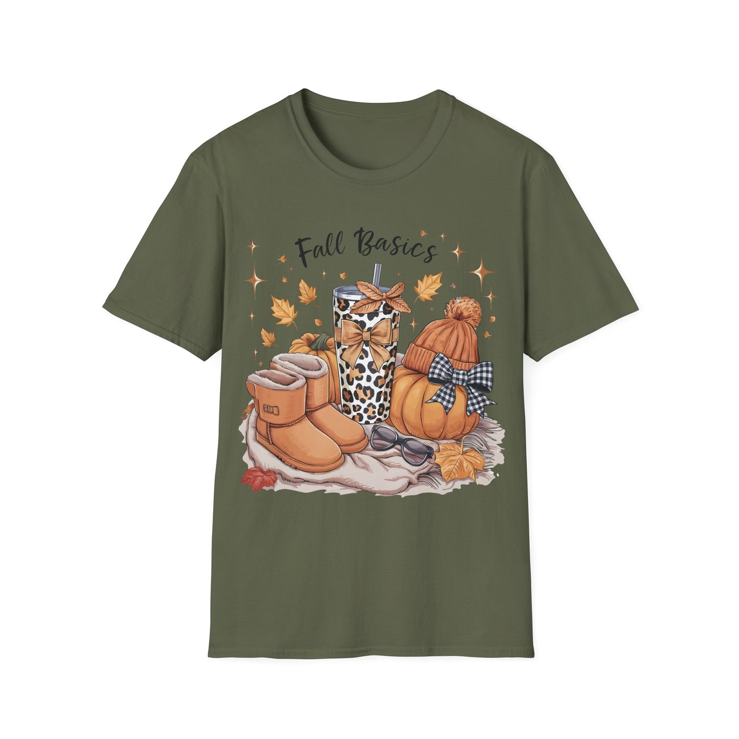 Fall Basics Shirt – Cozy Autumn Outfit Pumpkin Spice Graphic Tee