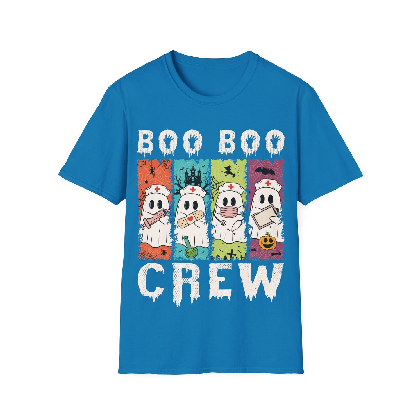 Boo Boo Crew Halloween T-Shirt | Cute Ghost Squad Spooky Tee