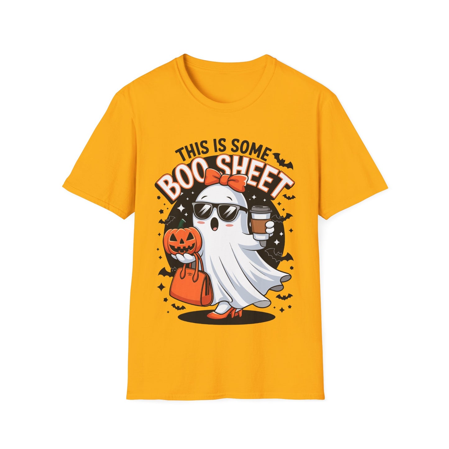 This Is Some Boo Sheet Halloween T-Shirt | Funny Ghost Coffee Tee