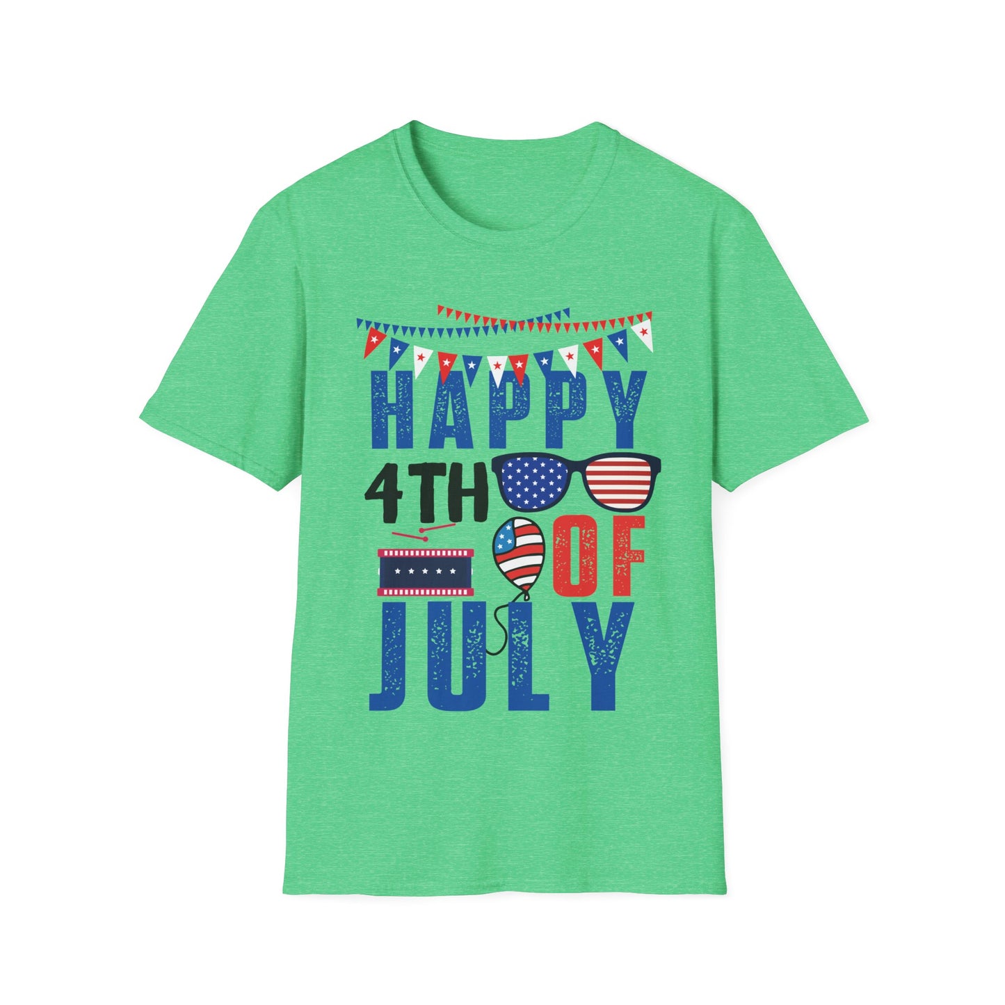 Happy 4th July - Unisex Short Sleeve T-Shirt