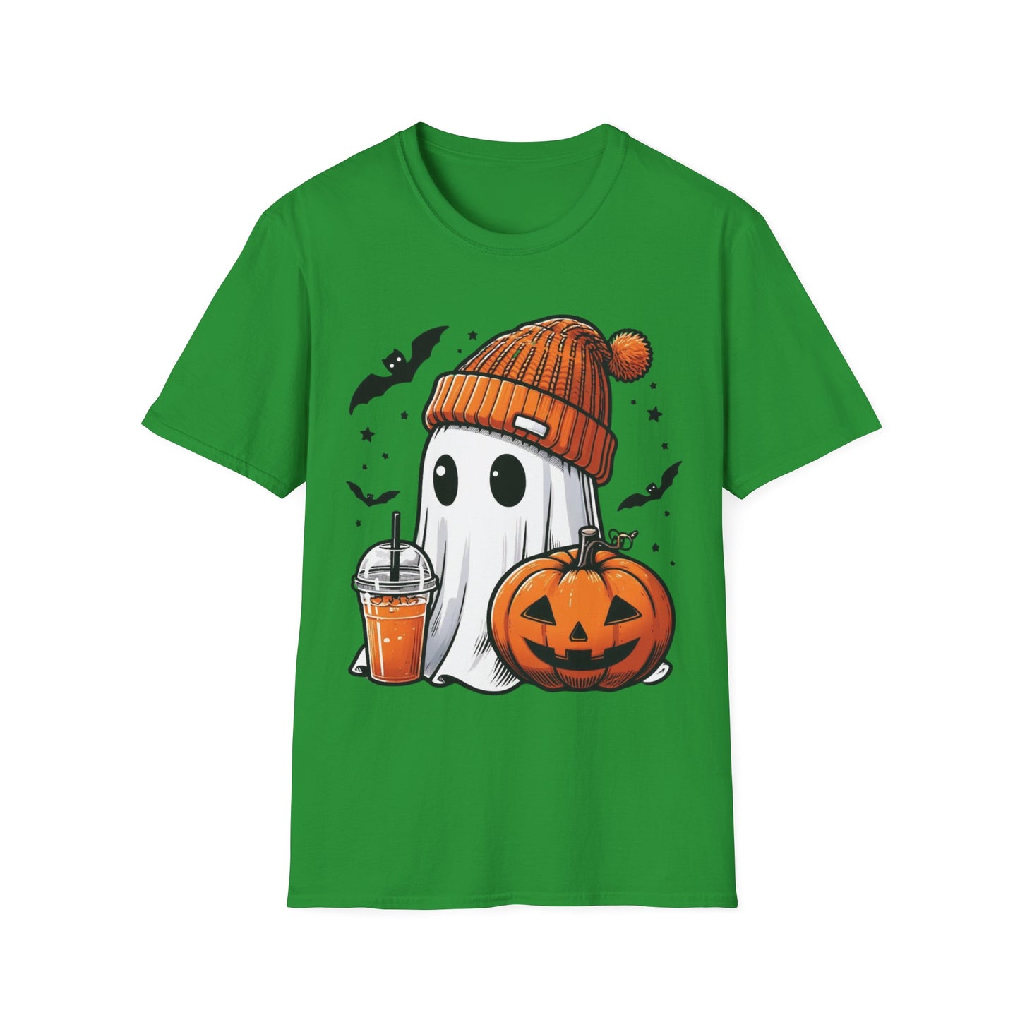 Halloween Juice Ghost T-Shirt | Cute Spooky Pumpkin + Ghost Graphic Tee