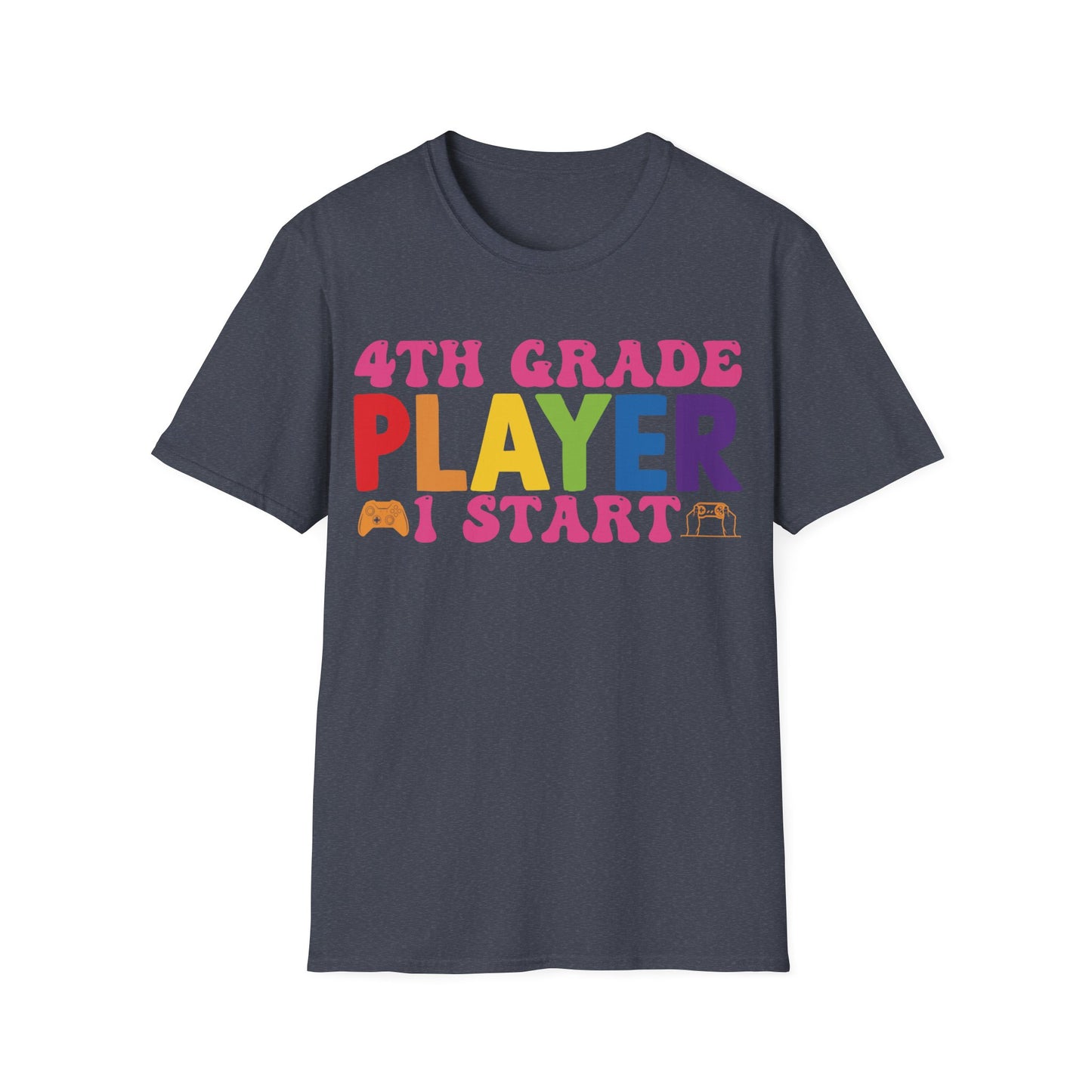 4th Grade Gaming Graphic Tee - Back To School T-Shirt